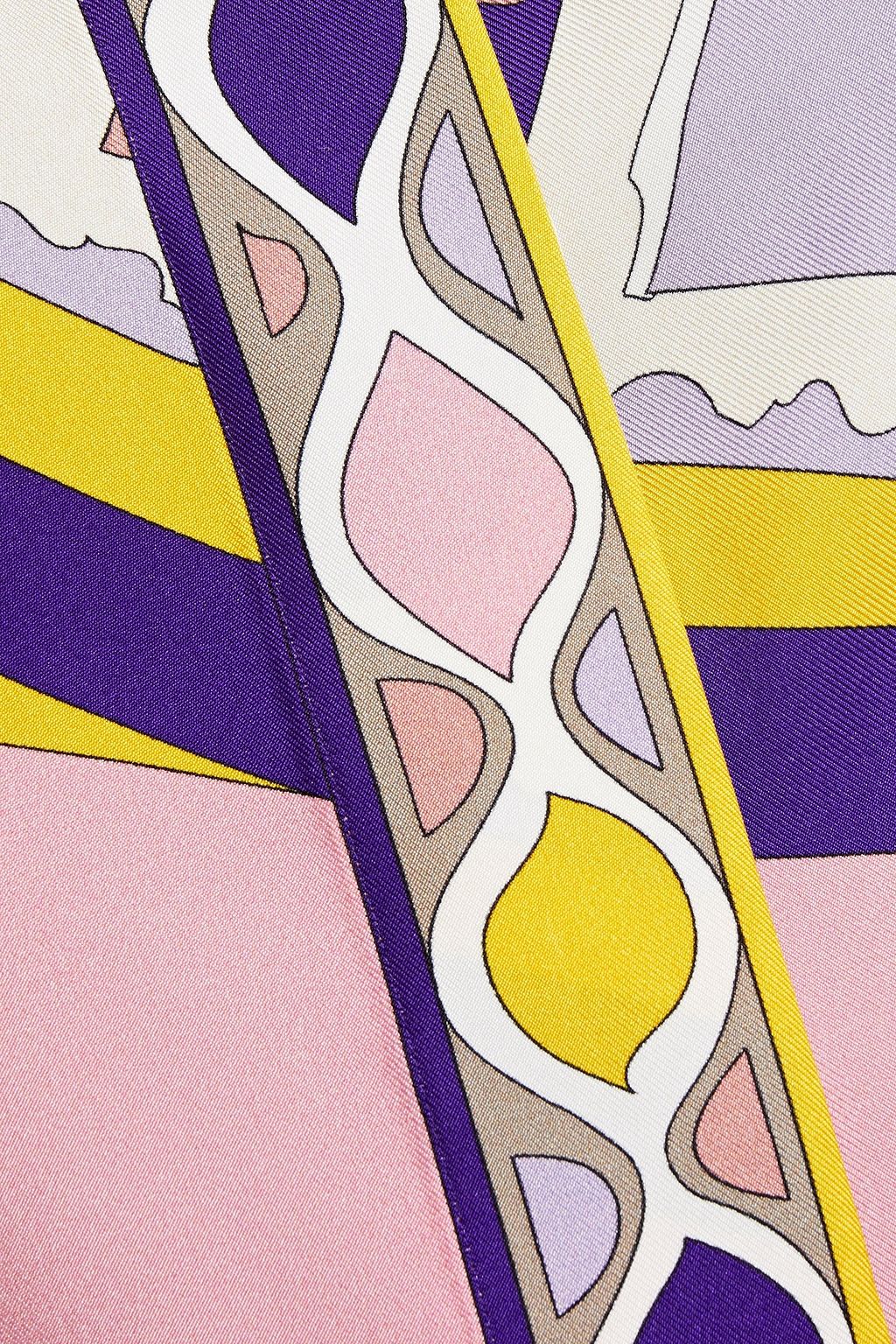 PUCCI Printed silk-twill shirt
