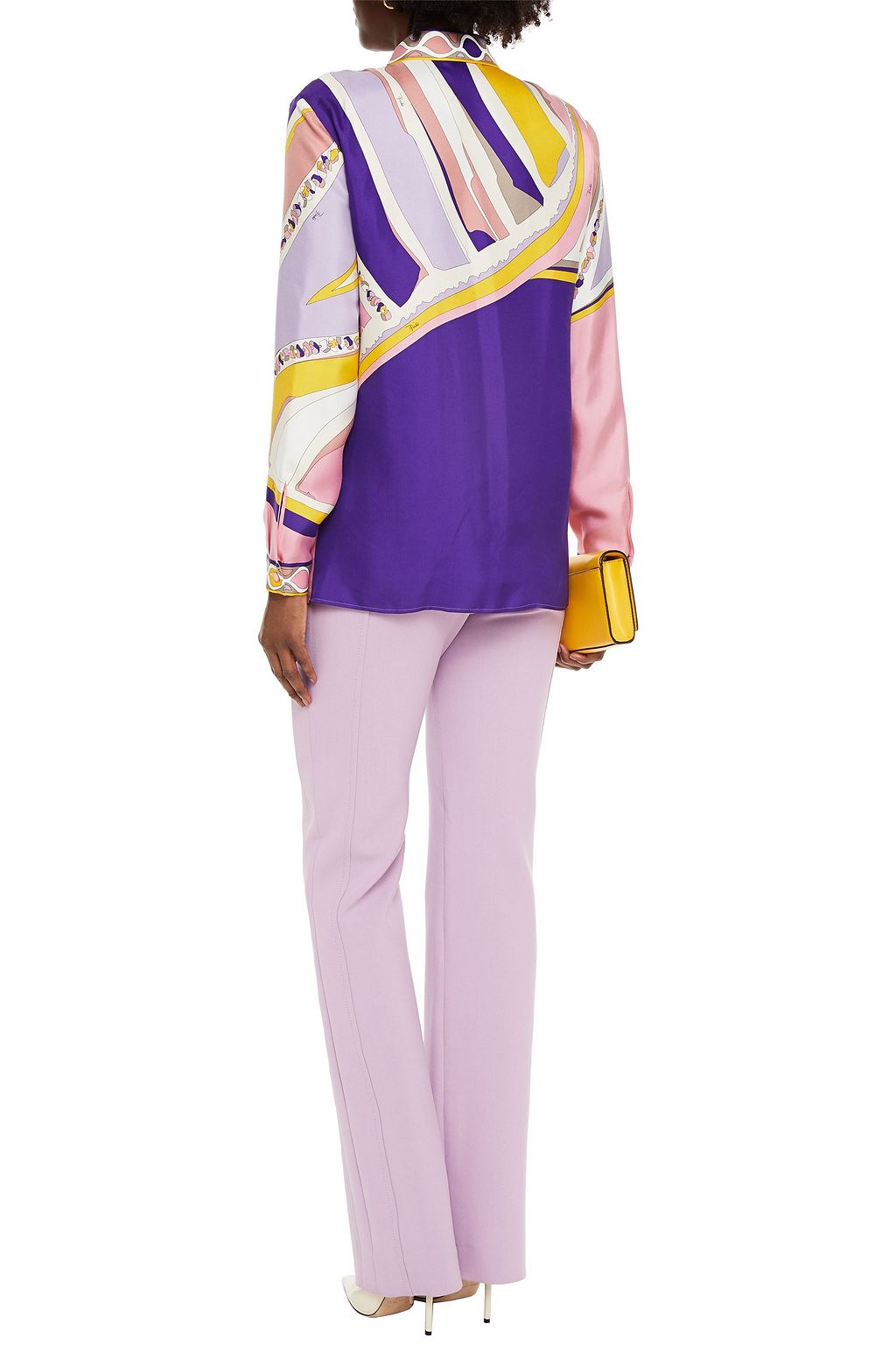 PUCCI Printed silk-twill shirt