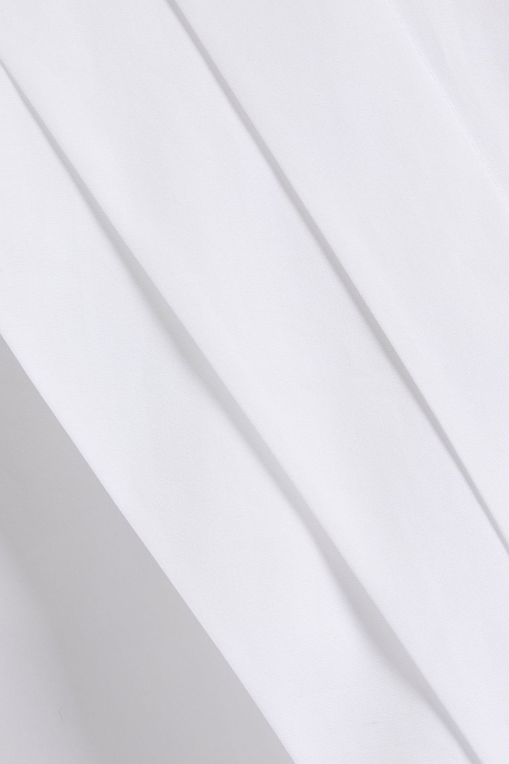 STELLA MCCARTNEY Pintucked cotton-poplin shirt