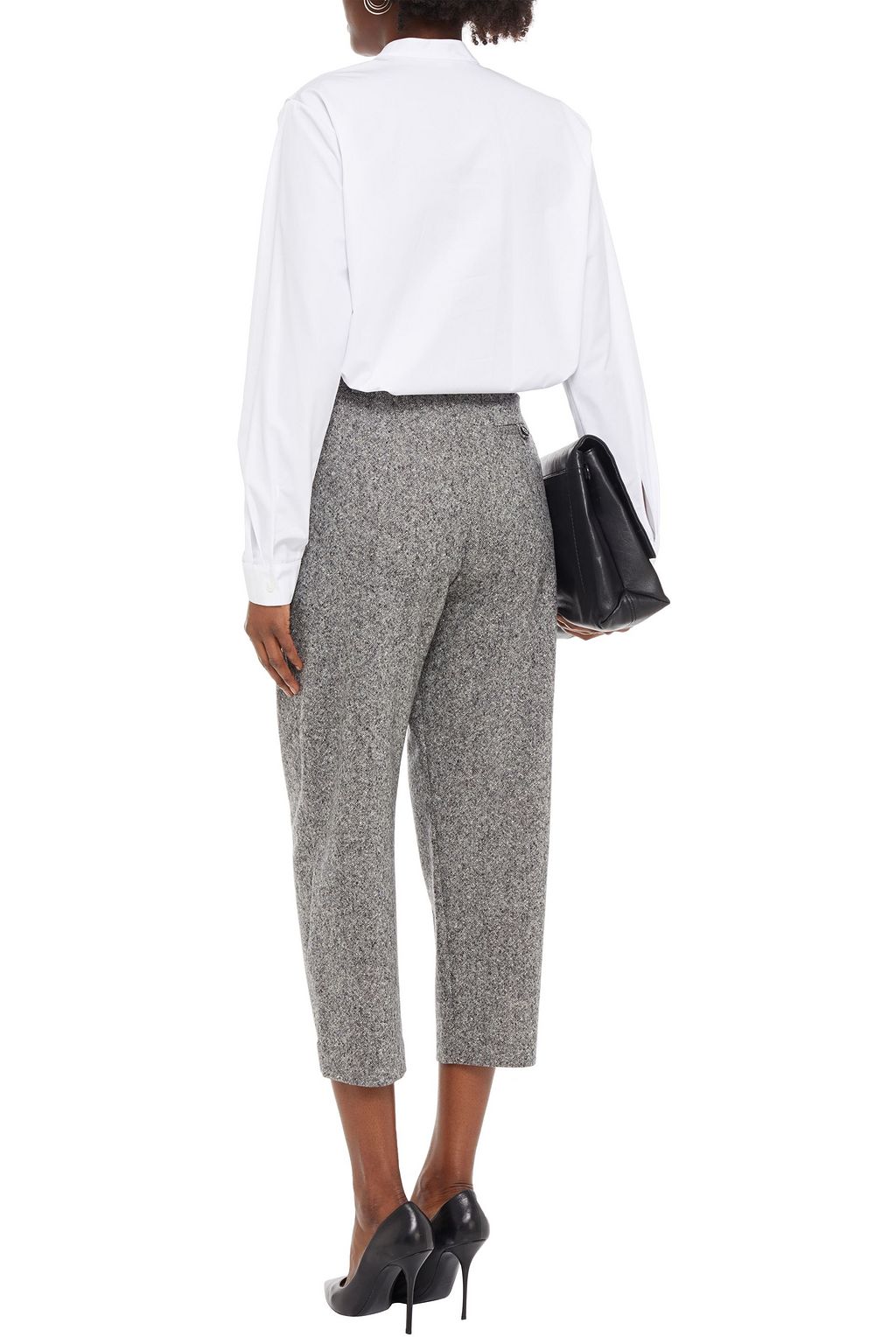 STELLA MCCARTNEY Pintucked cotton-poplin shirt