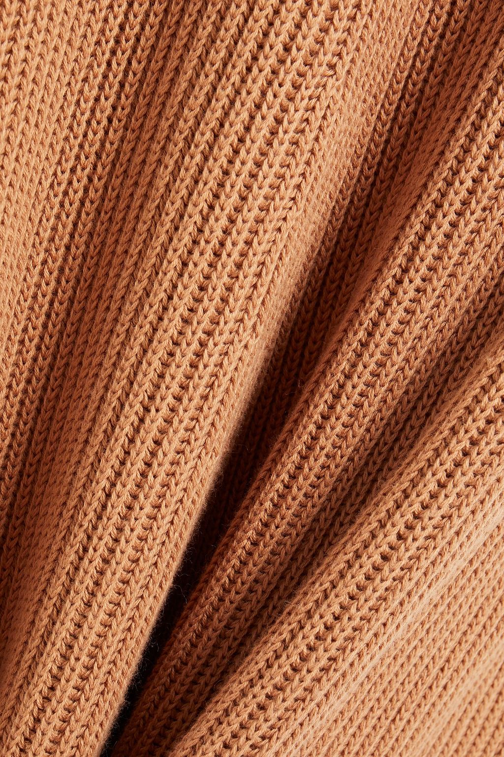 JOSEPH Ribbed cotton midi skirt