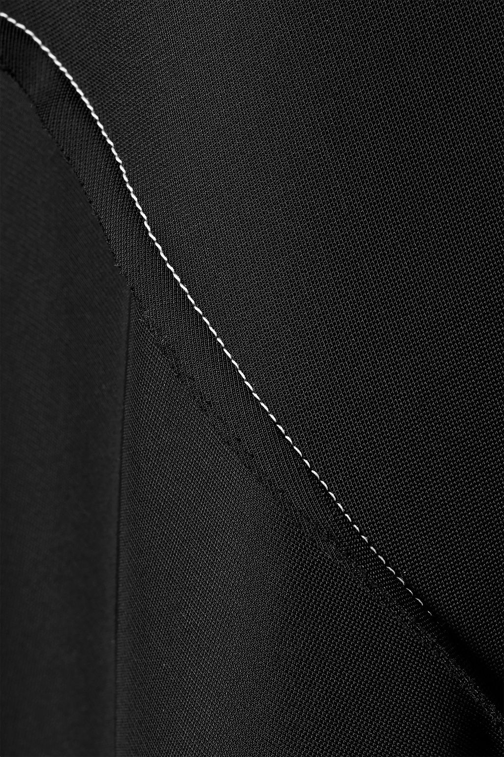 THE ROW Chouli paneled stretch-crepe midi skirt
