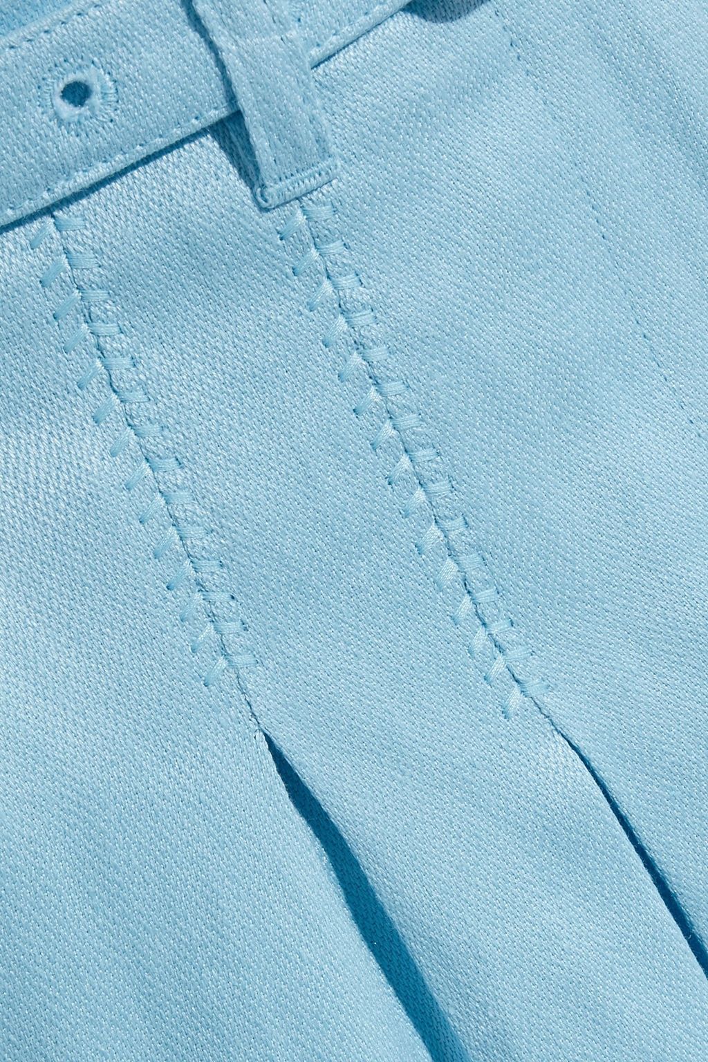 GABRIELA HEARST Belted linen wide-leg pants
