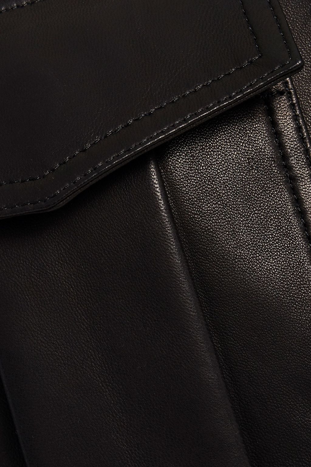 HELMUT LANG Textured leather jacket
