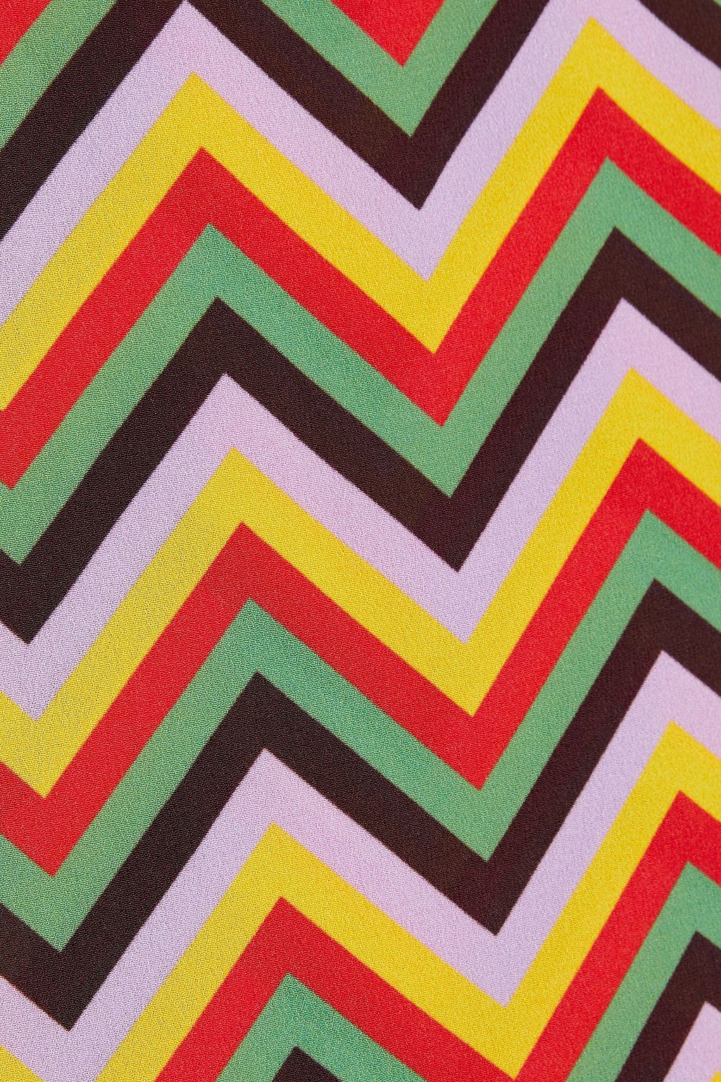 M MISSONI Printed crepe top
