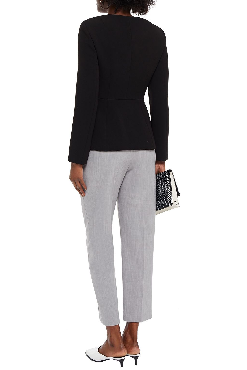 THEORY Stretch-crepe jacket
