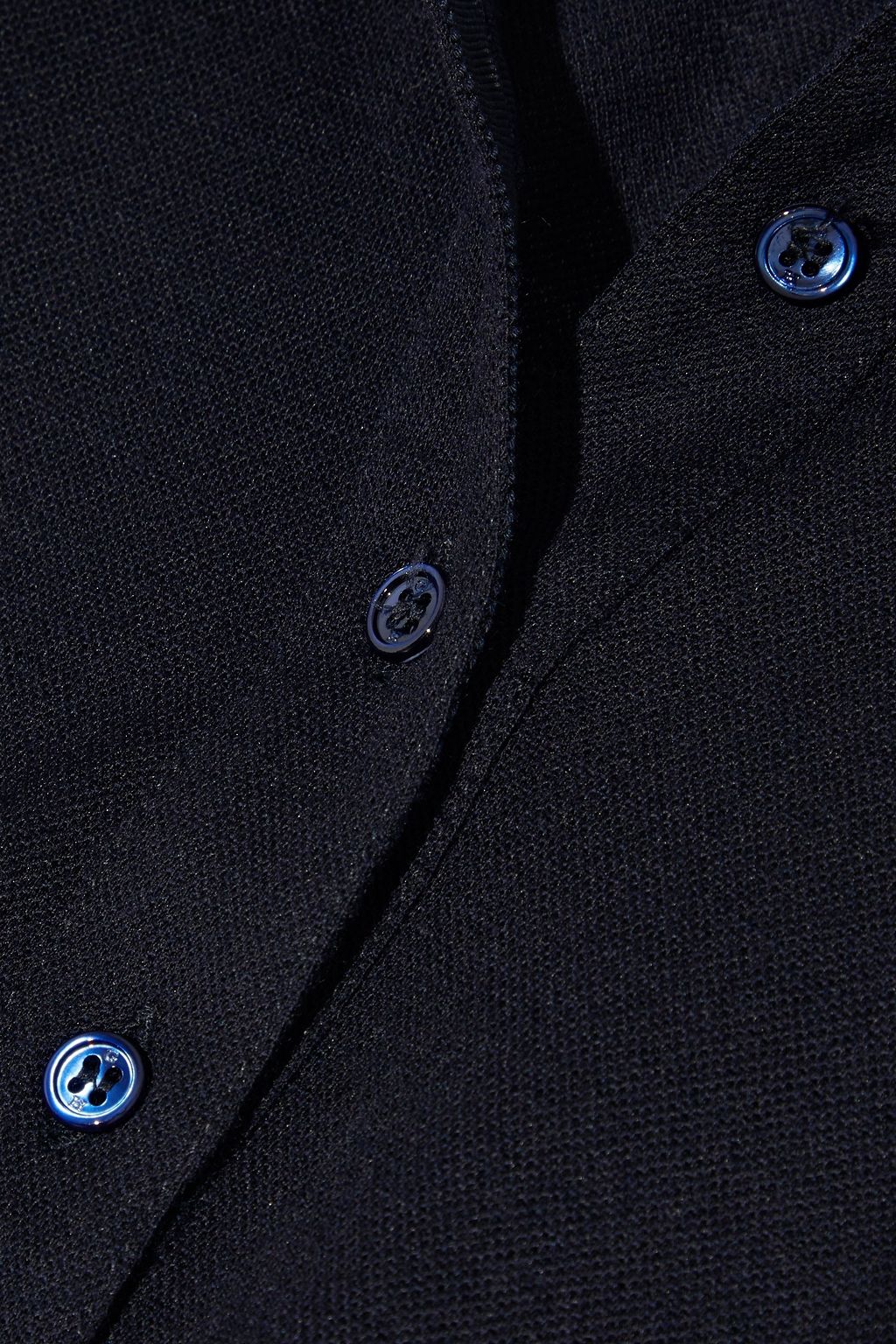 GABRIELA HEARST Wool and silk-blend piqué polo shirt