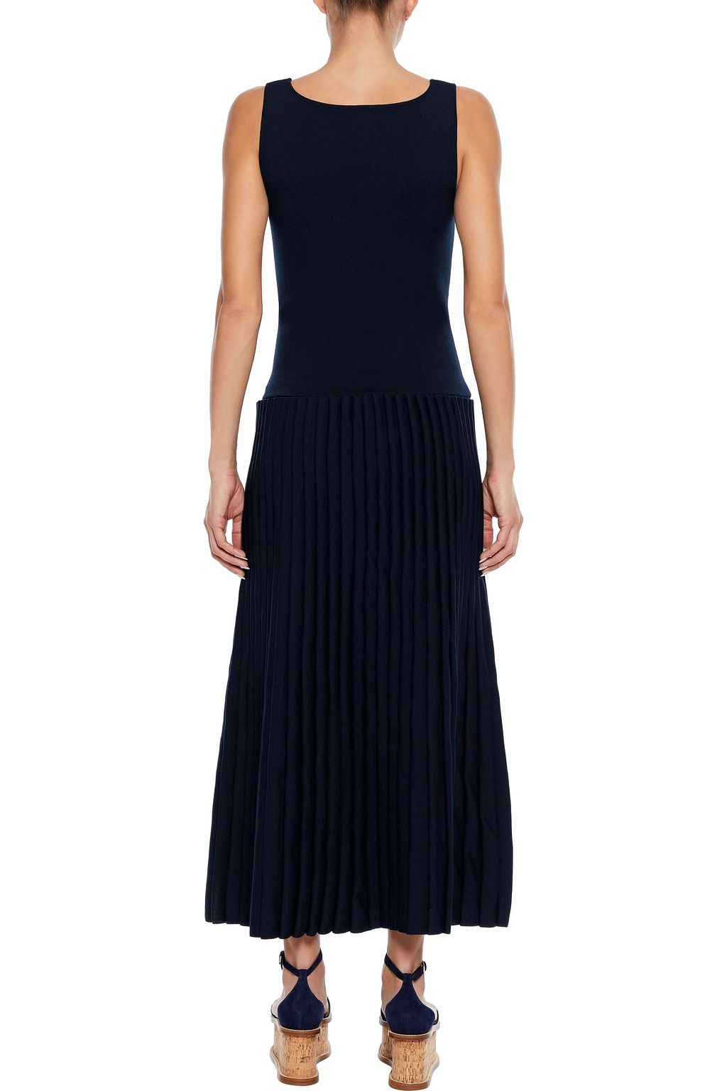 GABRIELA HEARST Azevedo pleated stretch-wool maxi dress
