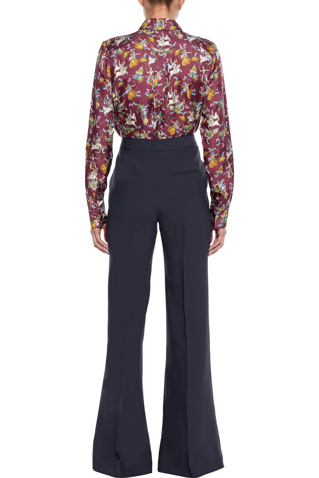 GABRIELA HEARST Henri printed silk-twill shirt