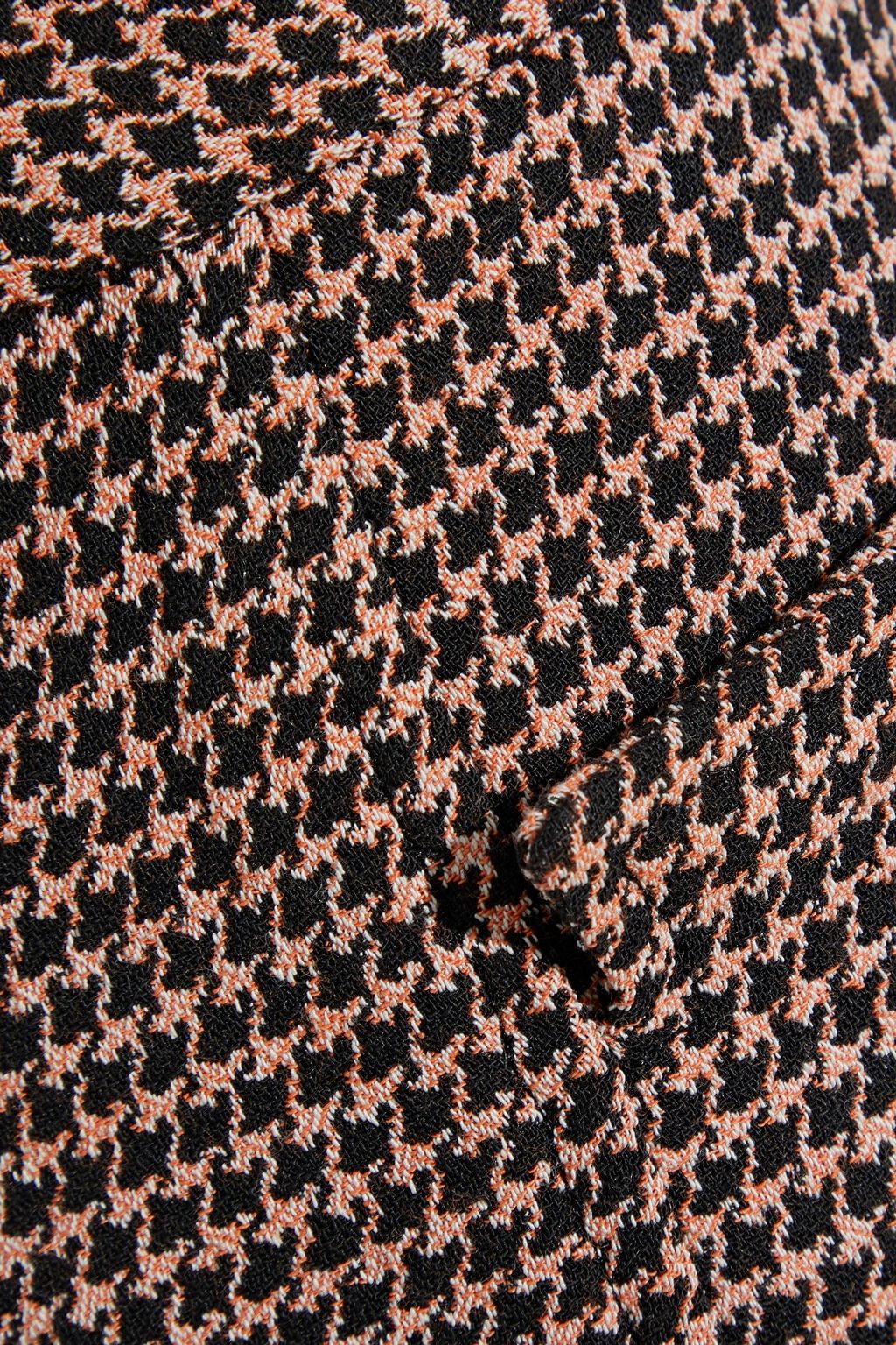 VICTORIA BECKHAM Houndstooth woven bootcut pants