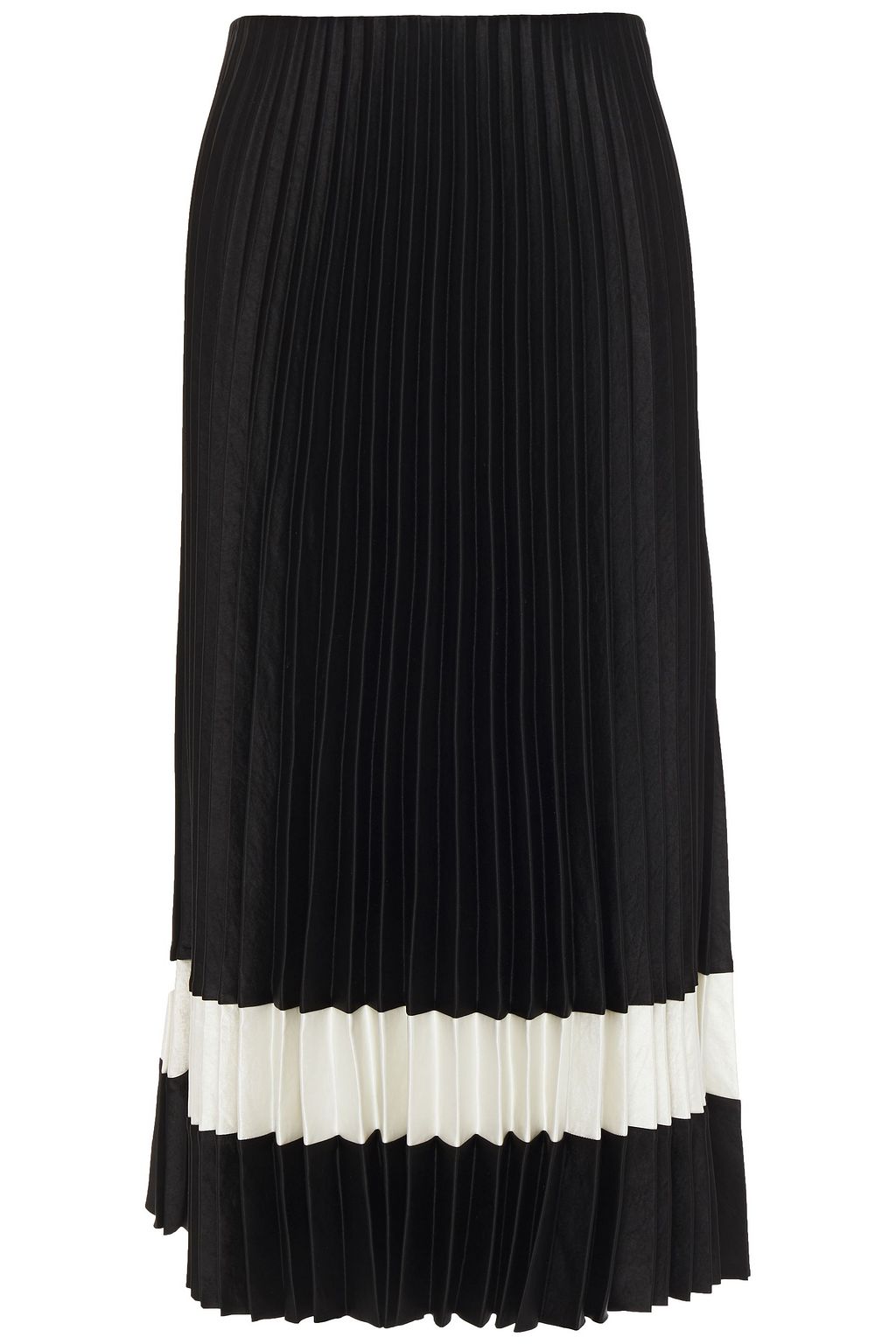 Theory black pleated skirt Clearance
