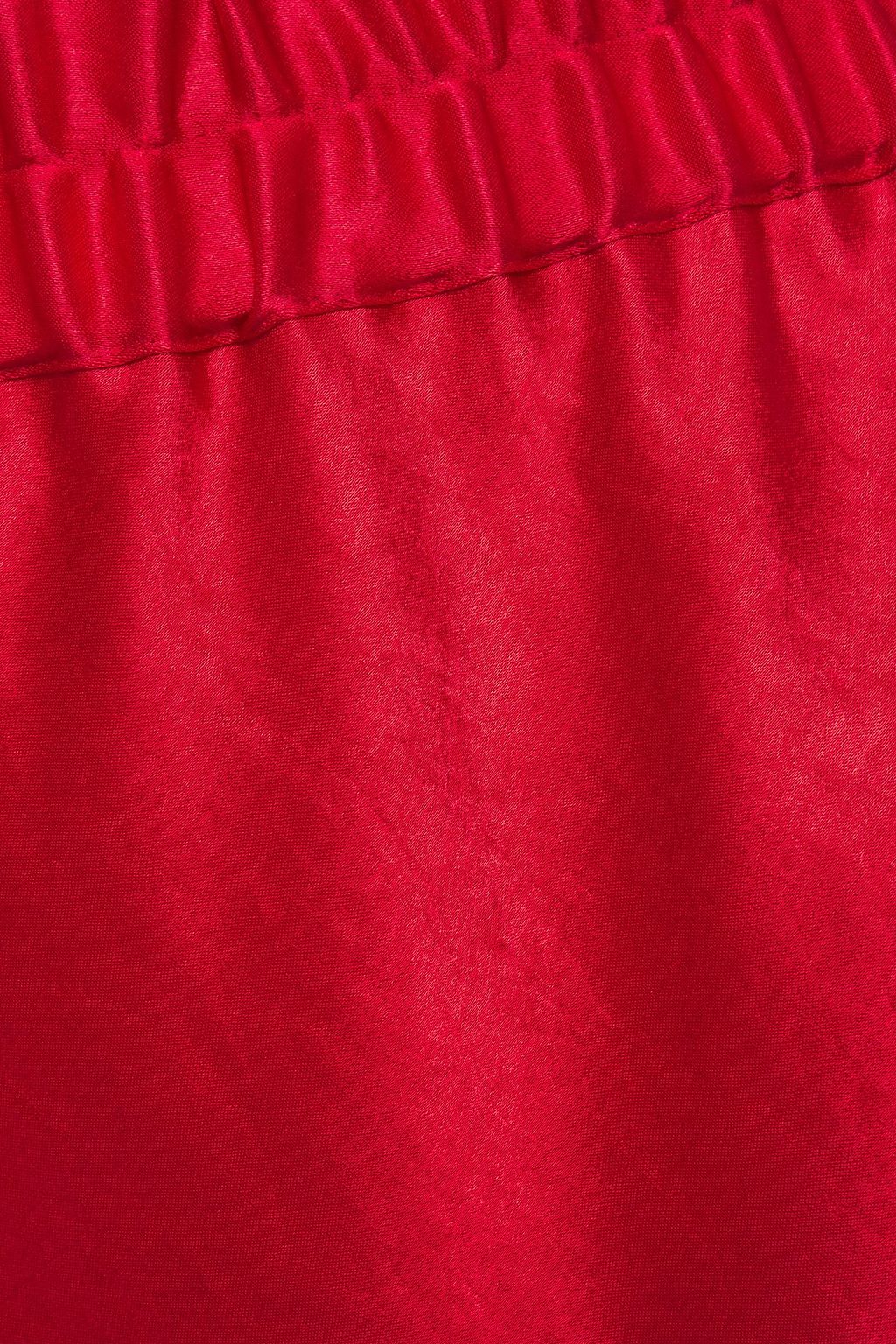 THEORY Crinkled-satin midi skirt