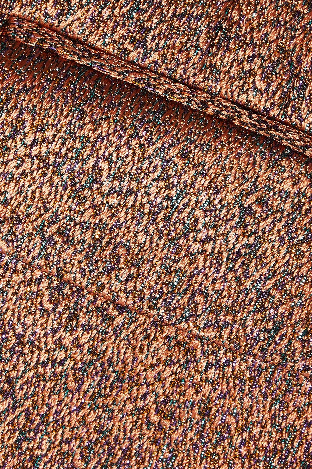 DRIES VAN NOTEN Lamé blazer