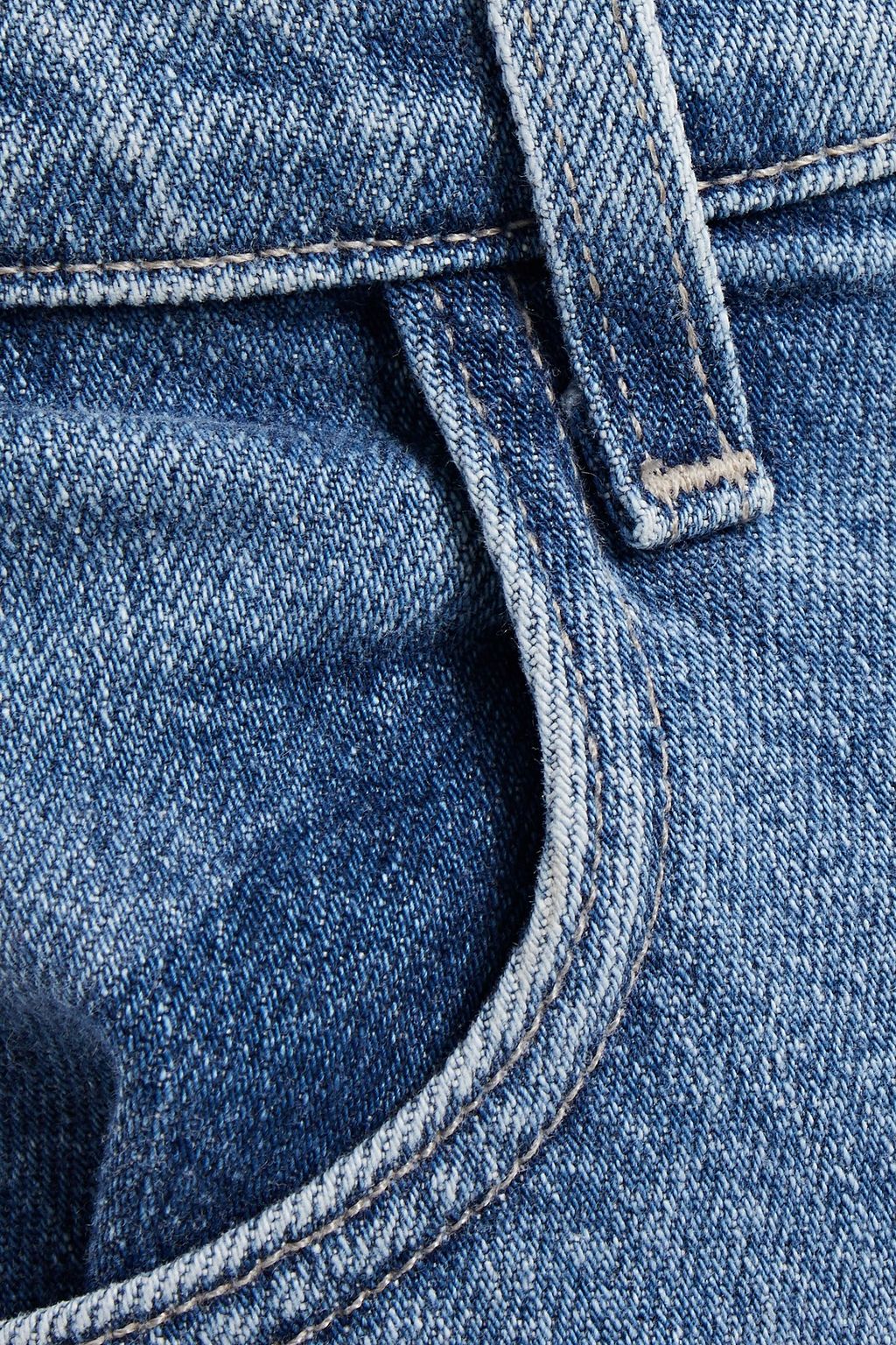 J BRAND Cropped high-rise wide-leg jeans