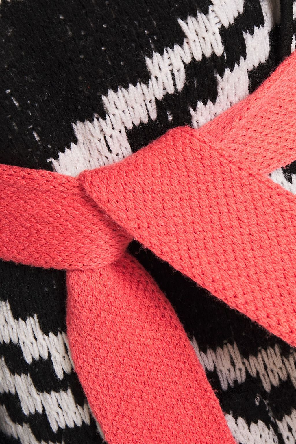 MISSONI Belted crochet-knit coat