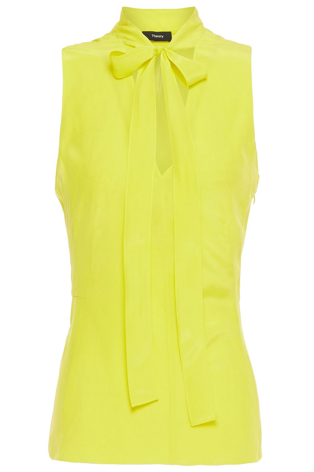yellow chiffon top