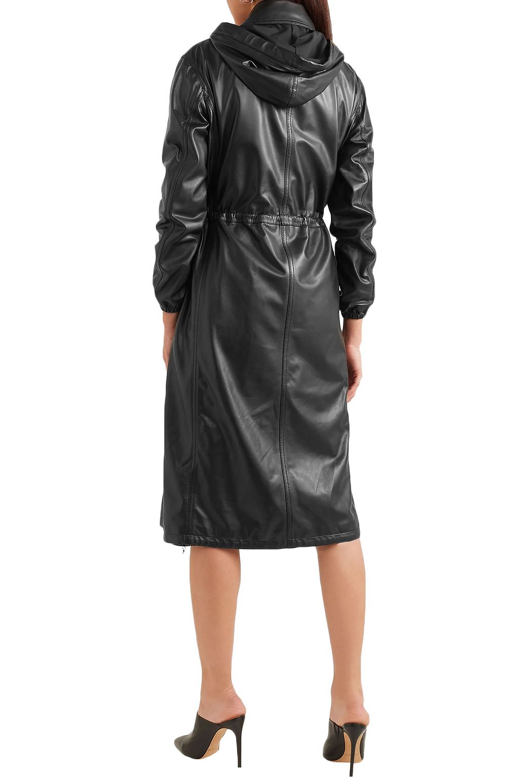 ALTUZARRA Marina hooded leather coat