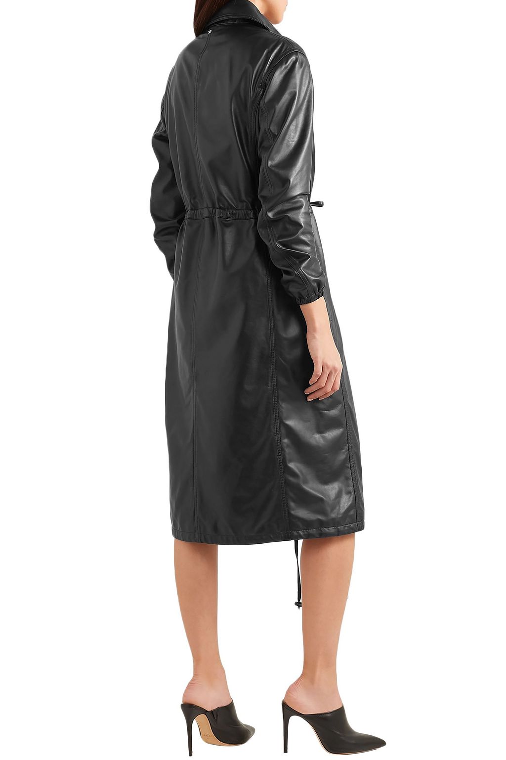 ALTUZARRA Marina hooded leather coat