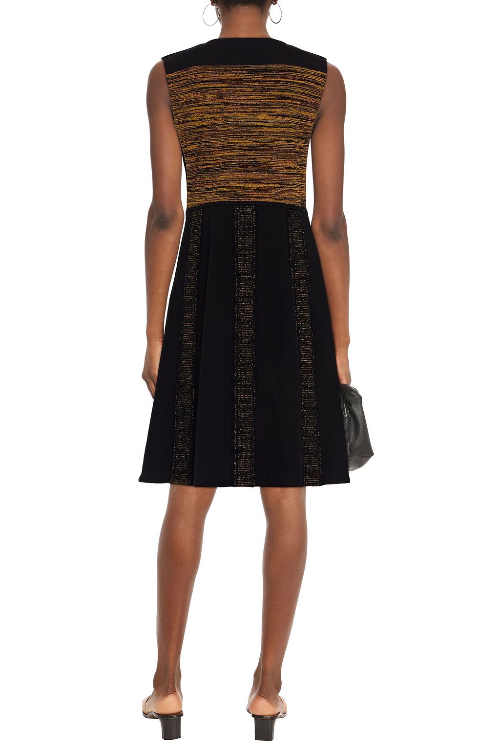 M MISSONI Crochet knit-paneled jersey dress
