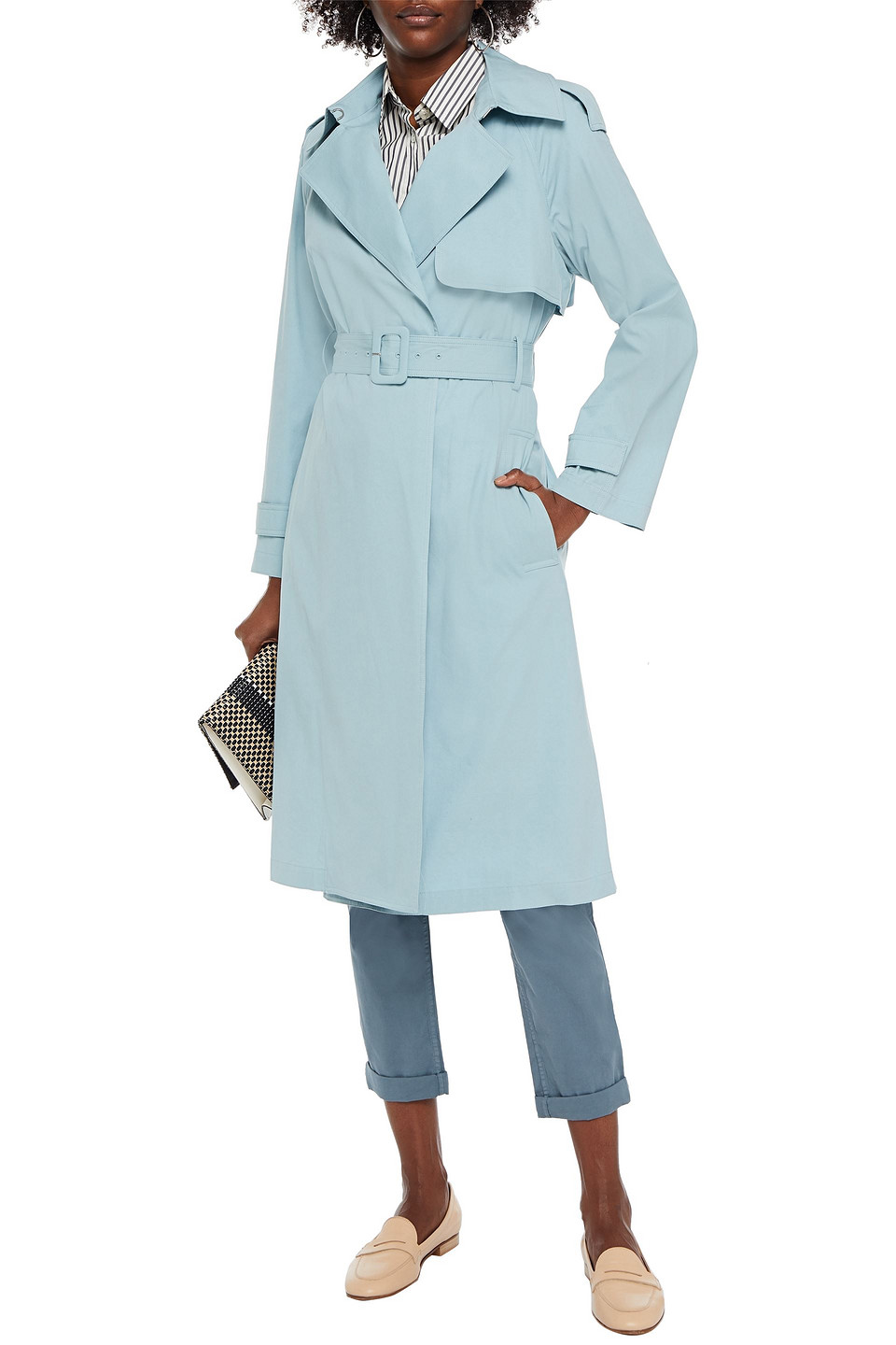 Theory silk trench deals