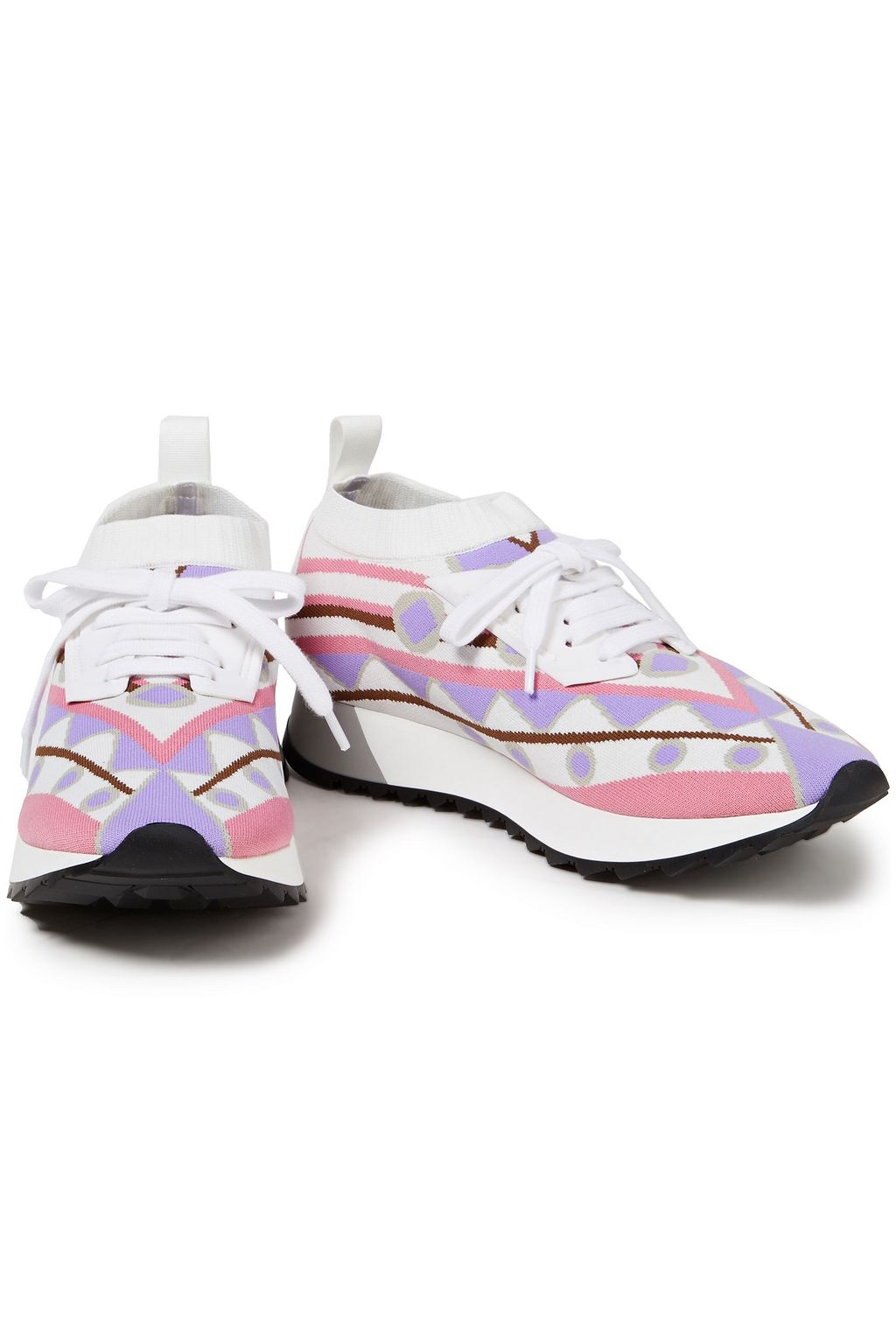 PUCCI Jacquard-knit sneakers