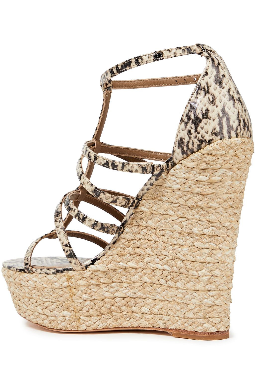 Leather platform wedges Clearance