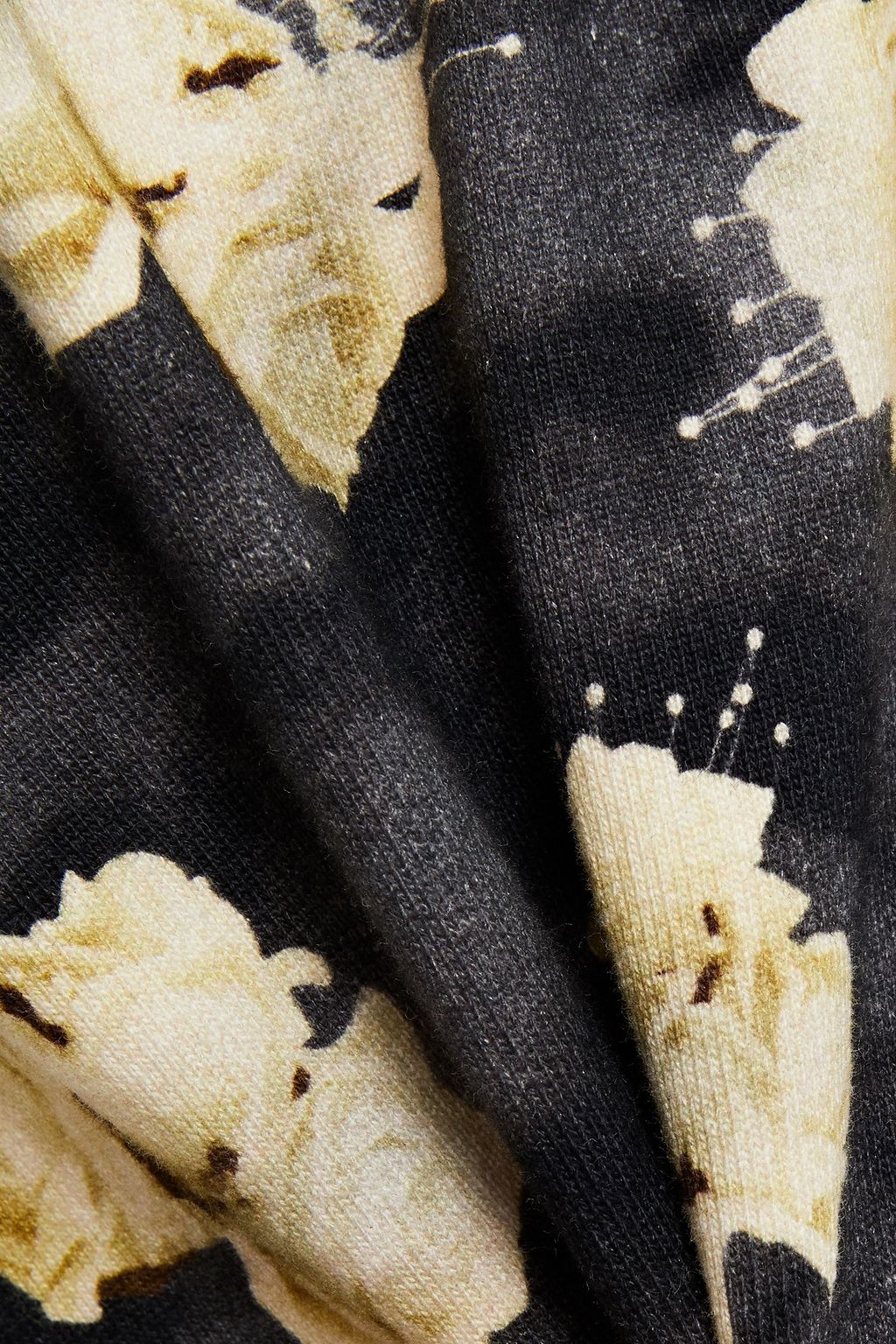 MM6 MAISON MARGIELA Floral-print French cotton-terry sweatshirt