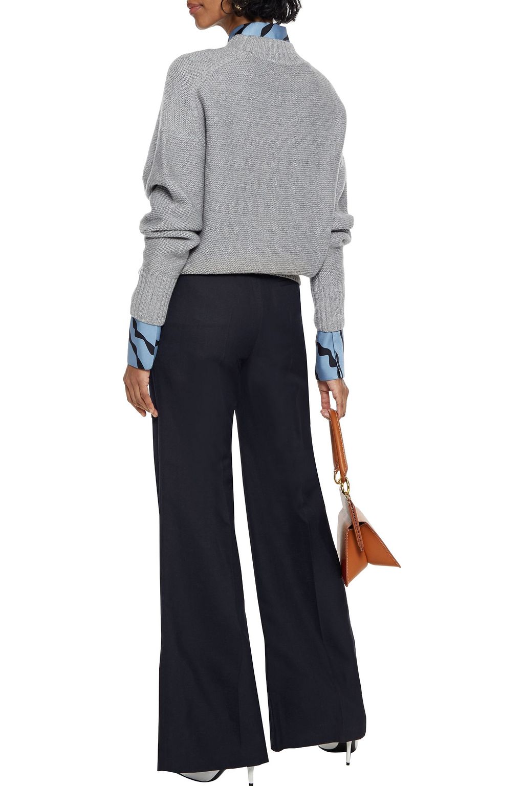 VICTORIA BECKHAM Grain de poudre flared pants