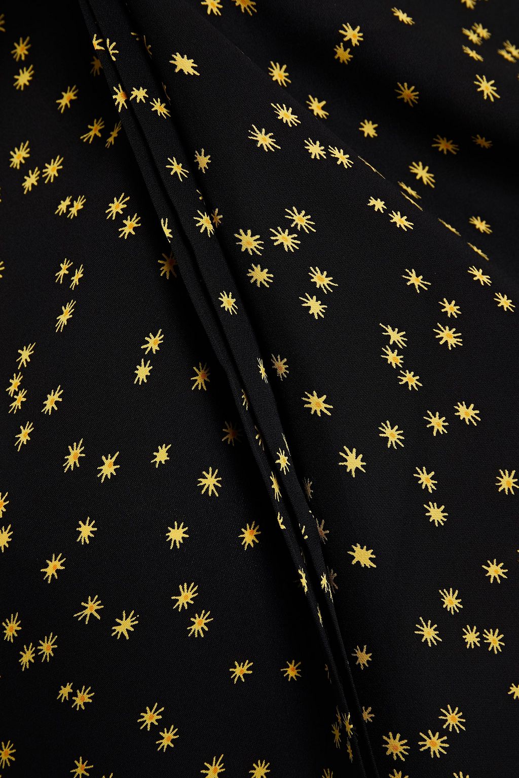 THEORY Printed silk-crepe shirt