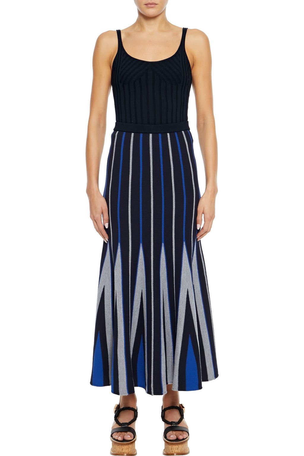 GABRIELA HEARST Ribbed wool-blend tank