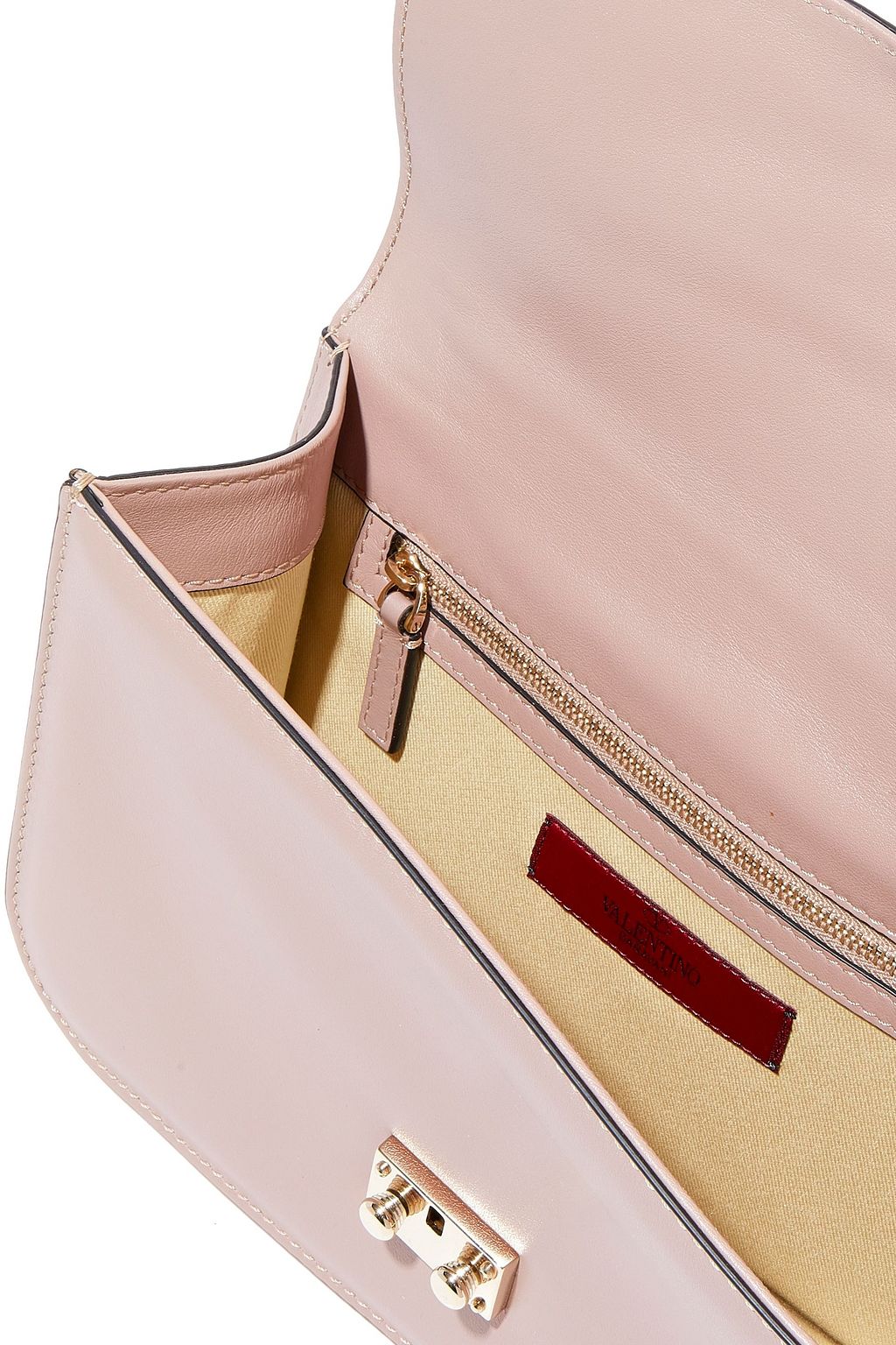 VALENTINO GARAVANI Glam Lock leather shoulder bag