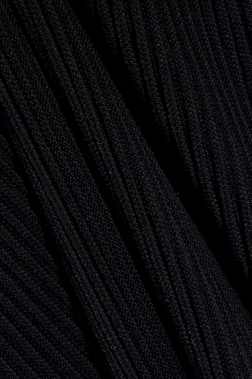 VICTORIA BECKHAM Pleated stretch-knit midi dress