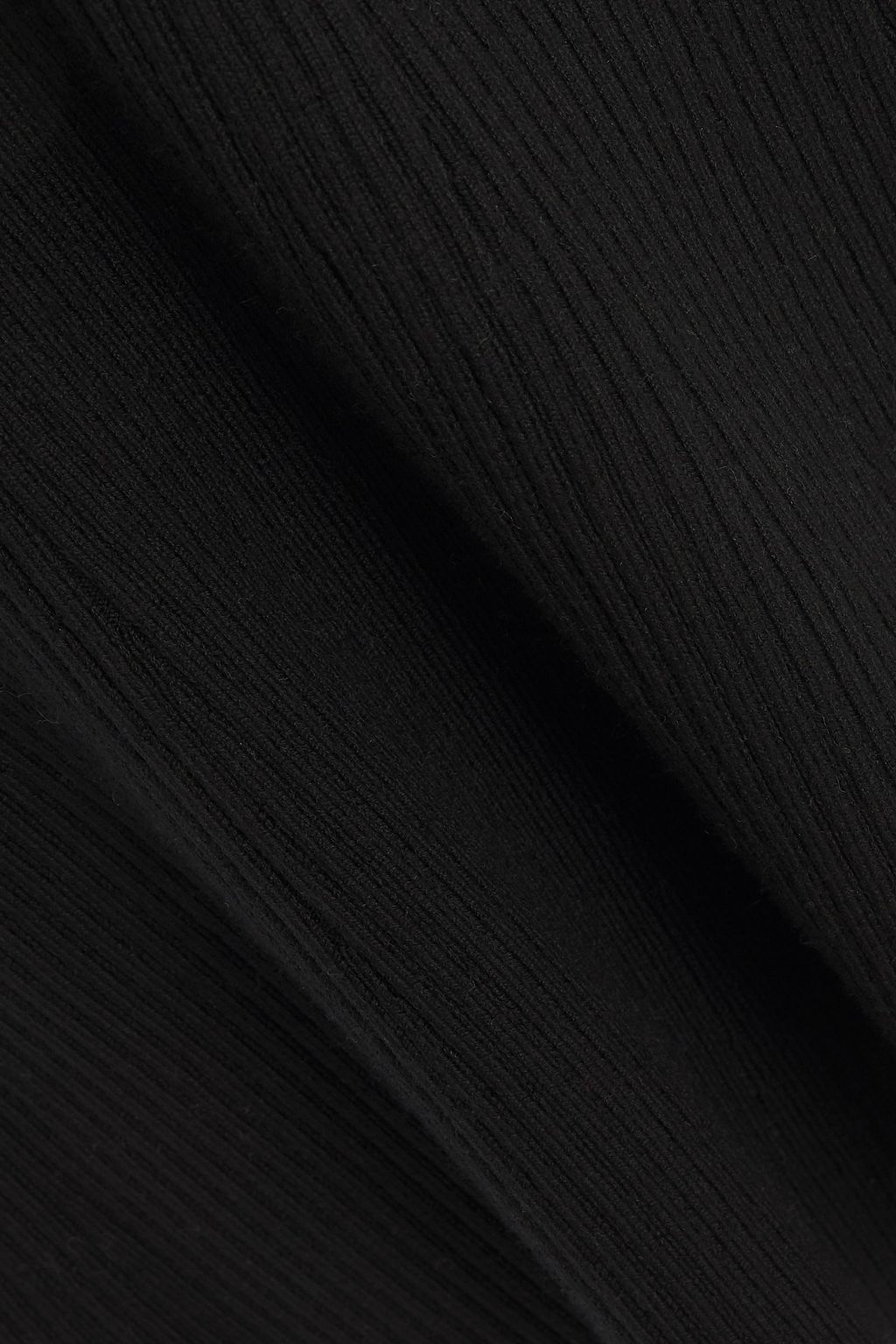 THEORY Ribbed merino wool-blend mini dress