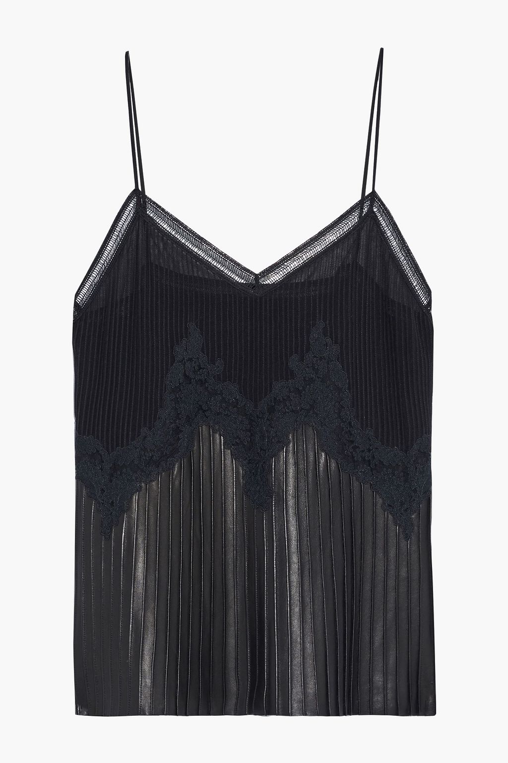 Leather camisole hotsell
