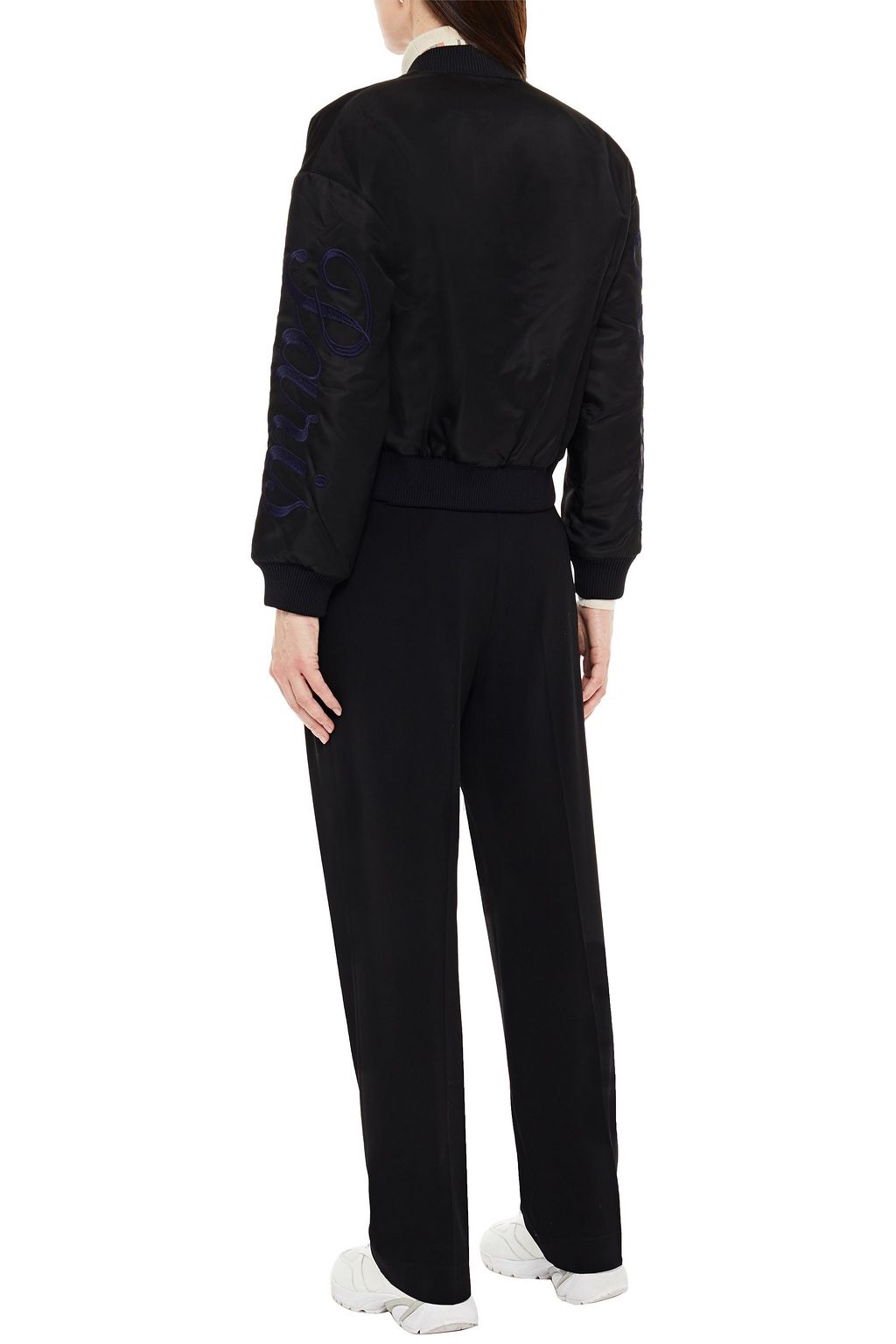 KENZO Embroidered shell bomber jacket