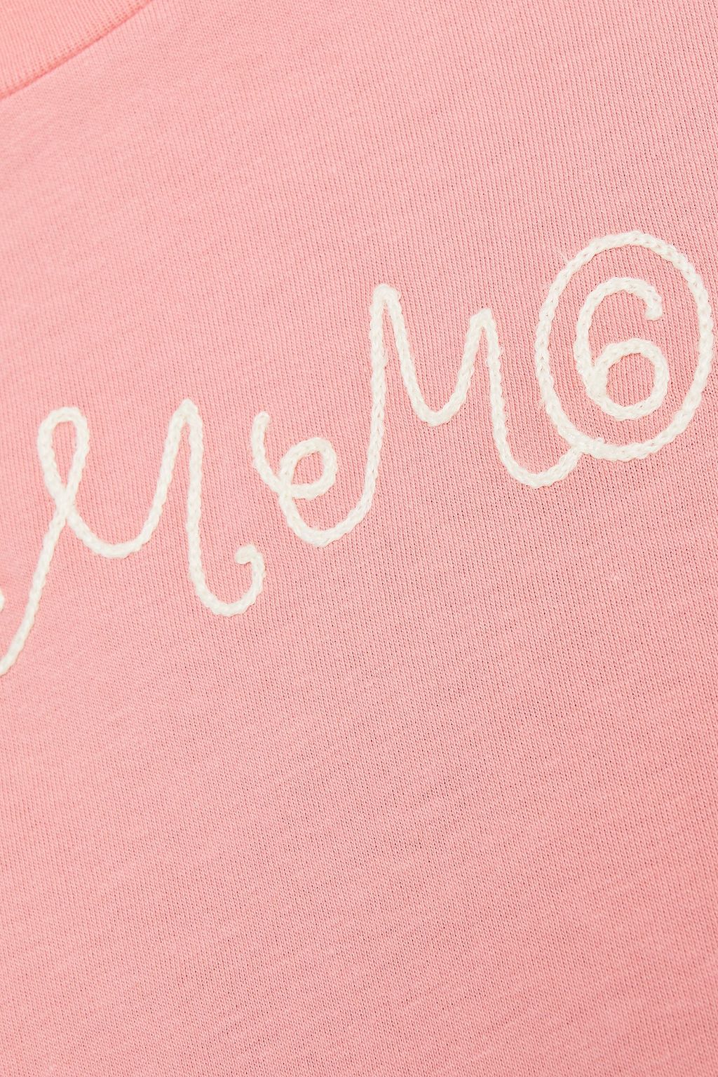 MM6 MAISON MARGIELA Embroidered cotton-jersey T-shirt