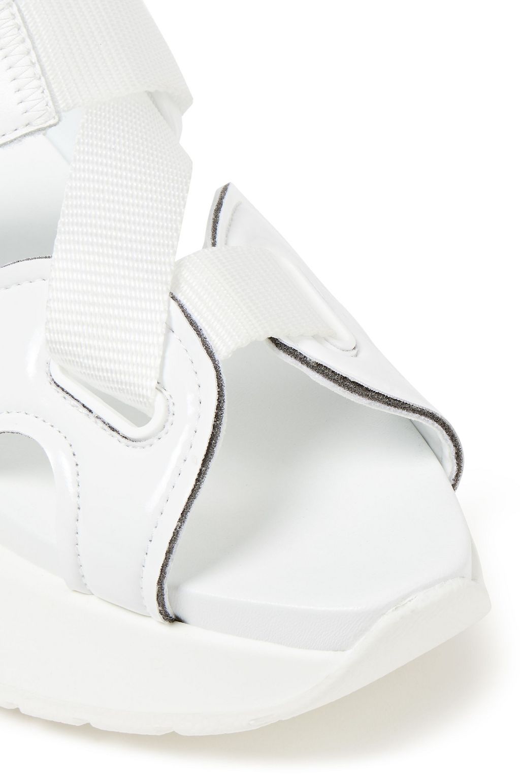 MM6 MAISON MARGIELA Glossed-neoprene exaggerated-sole sandals