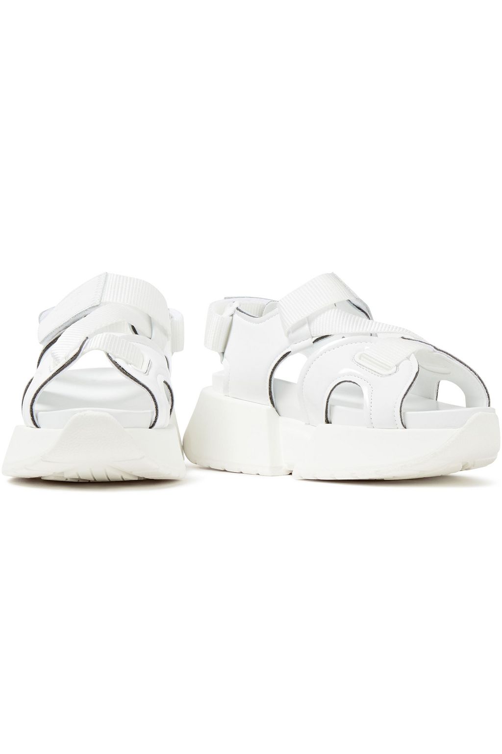 MM6 MAISON MARGIELA Glossed-neoprene exaggerated-sole sandals