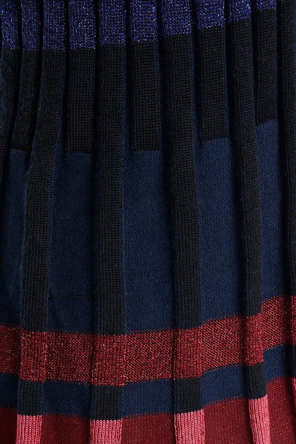KENZO Metallic-trimmed ribbed-knit sweater