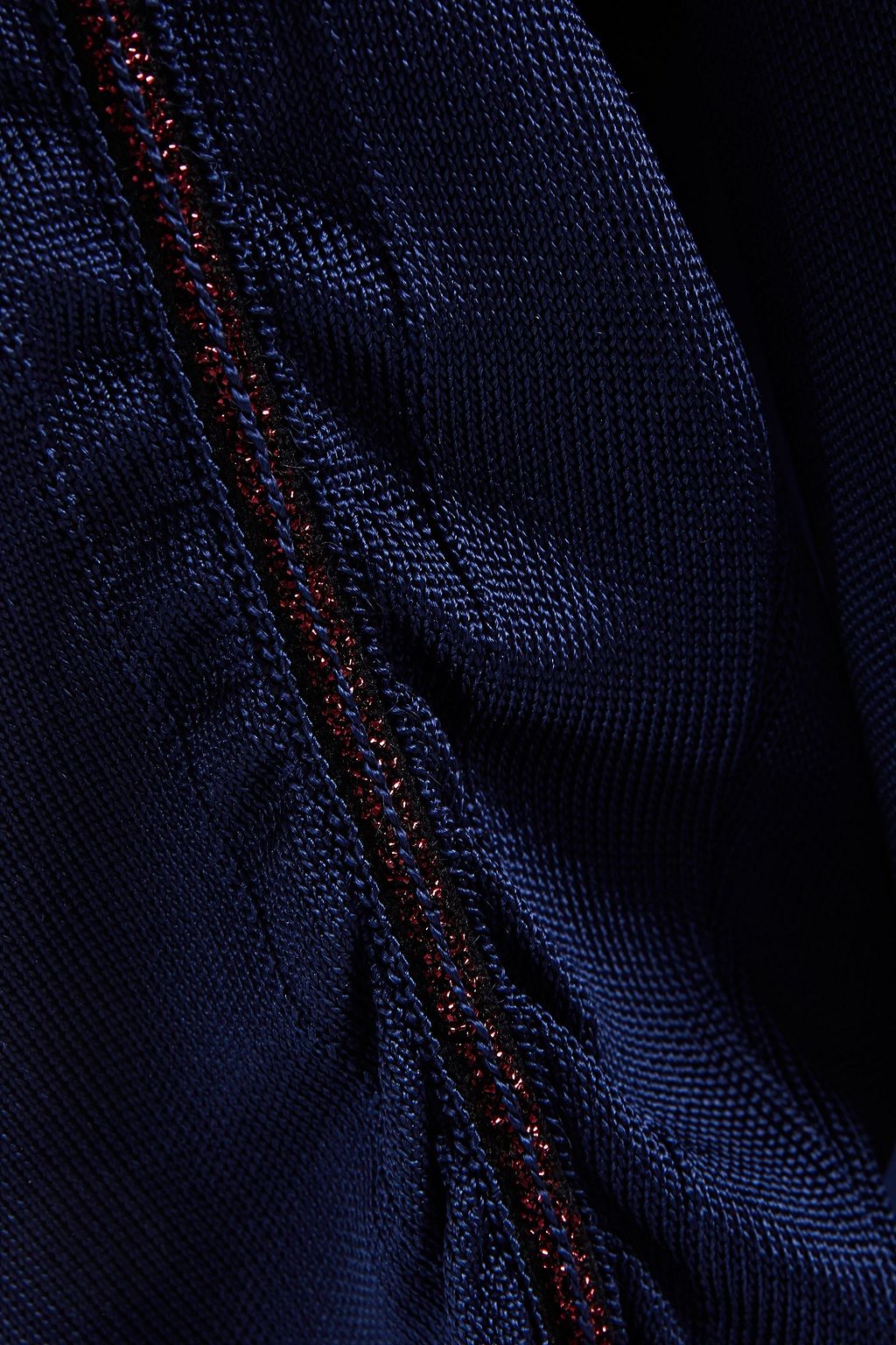 VICTORIA BECKHAM Metallic hemp-blend cardigan