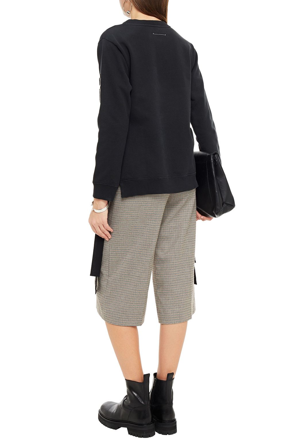 MM6 MAISON MARGIELA Appliquéd French cotton-terry sweatshirt