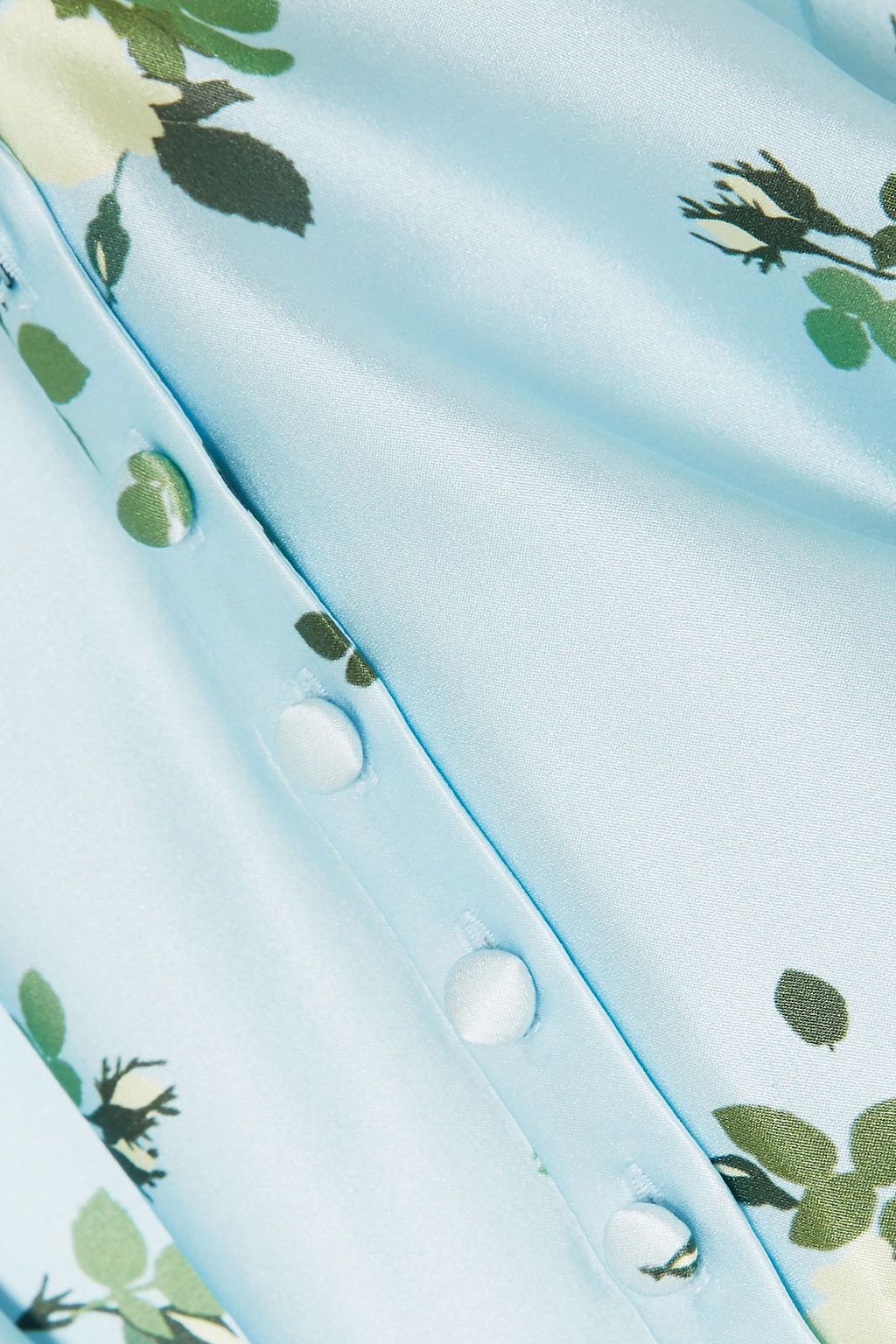 BERNADETTE Dakota floral-print stretch-silk satin maxi dress