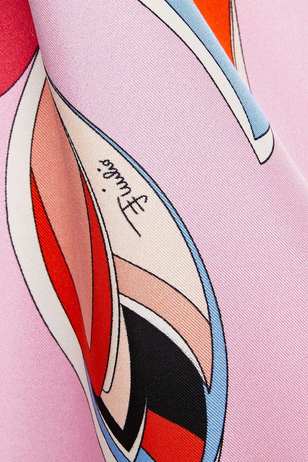 PUCCI Printed silk-twill dress