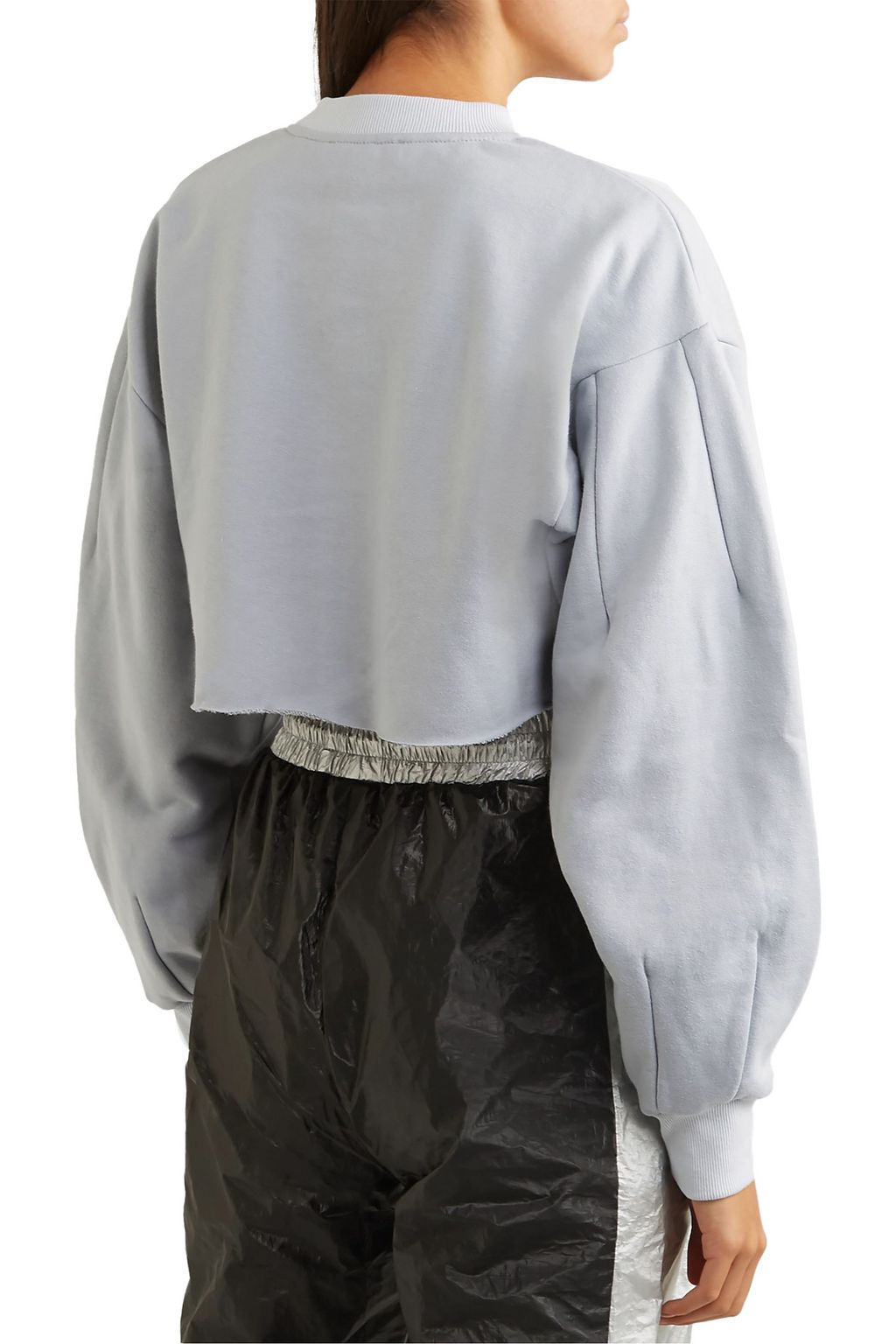 TWENTY MONTRÉAL Pride cropped cotton-blend jersey top