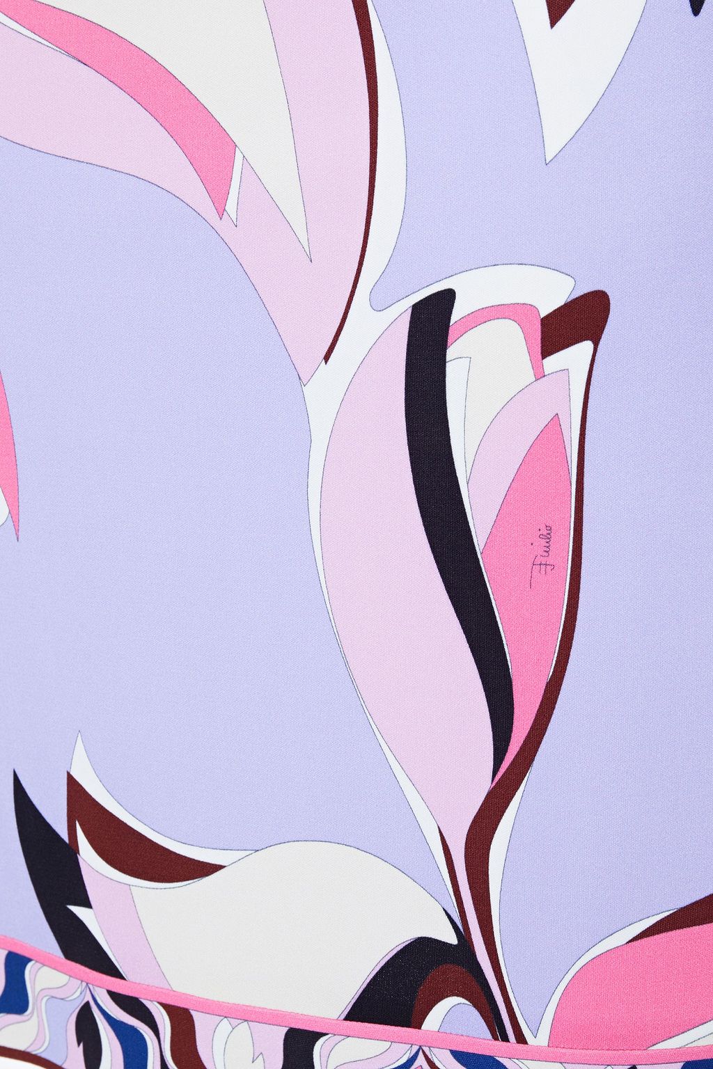 PUCCI Printed jersey mini skirt