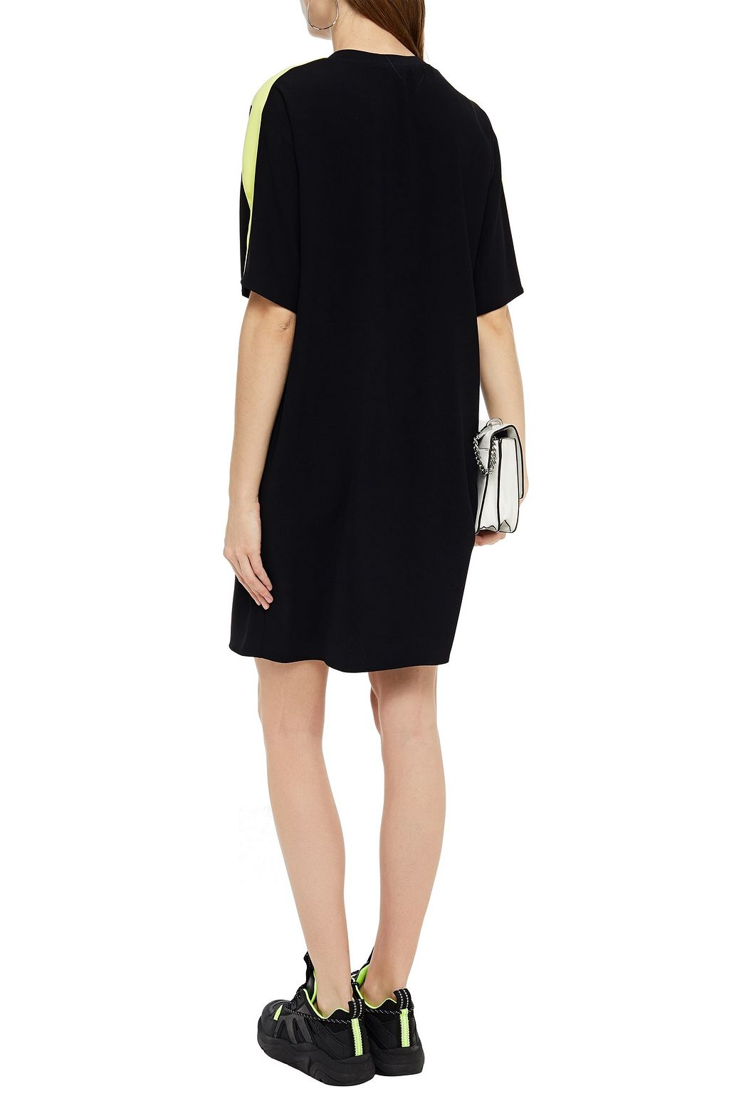 KENZO Embroidered crepe mini dress
