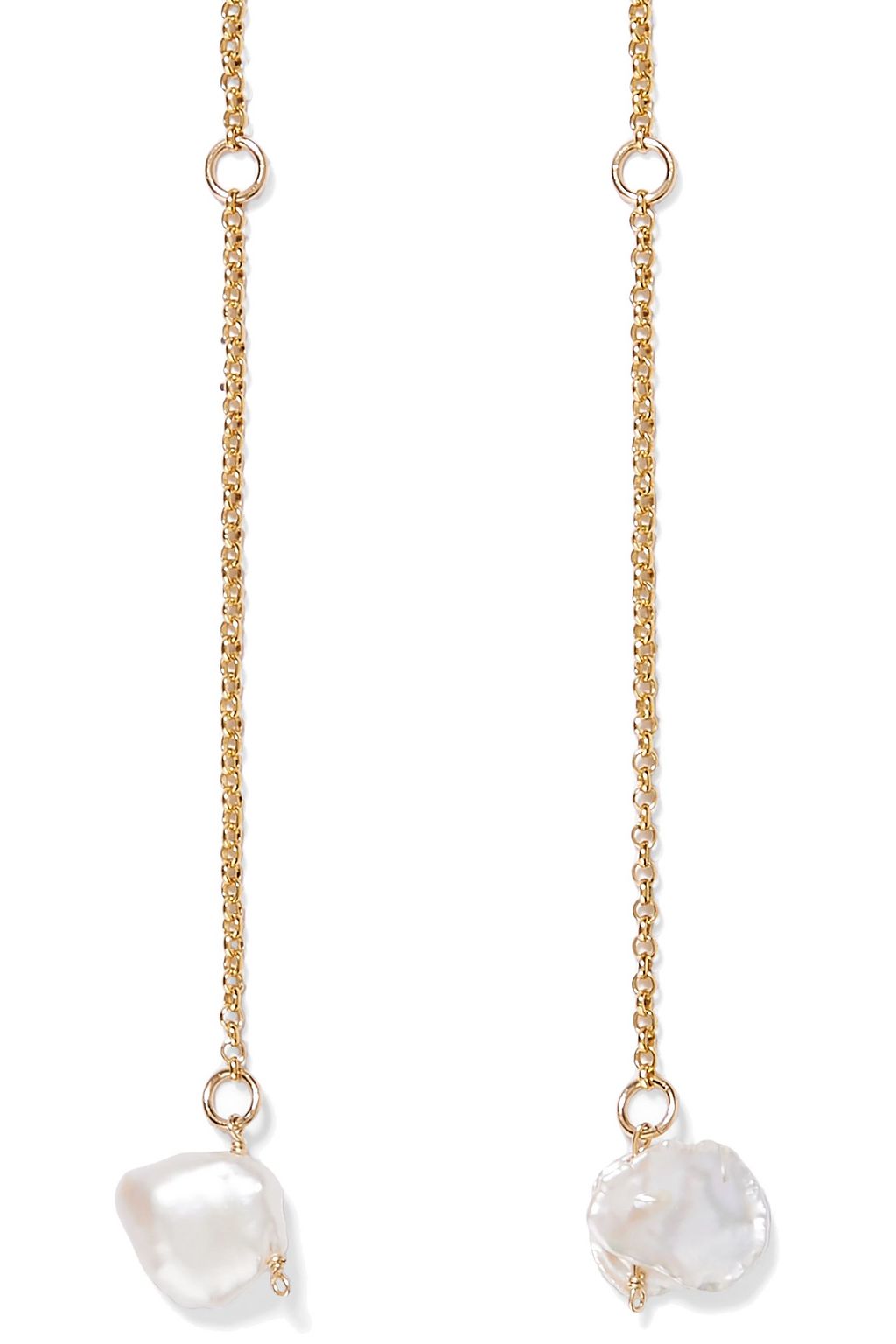 ALIGHIERI Castaway gold-plated pearl belt