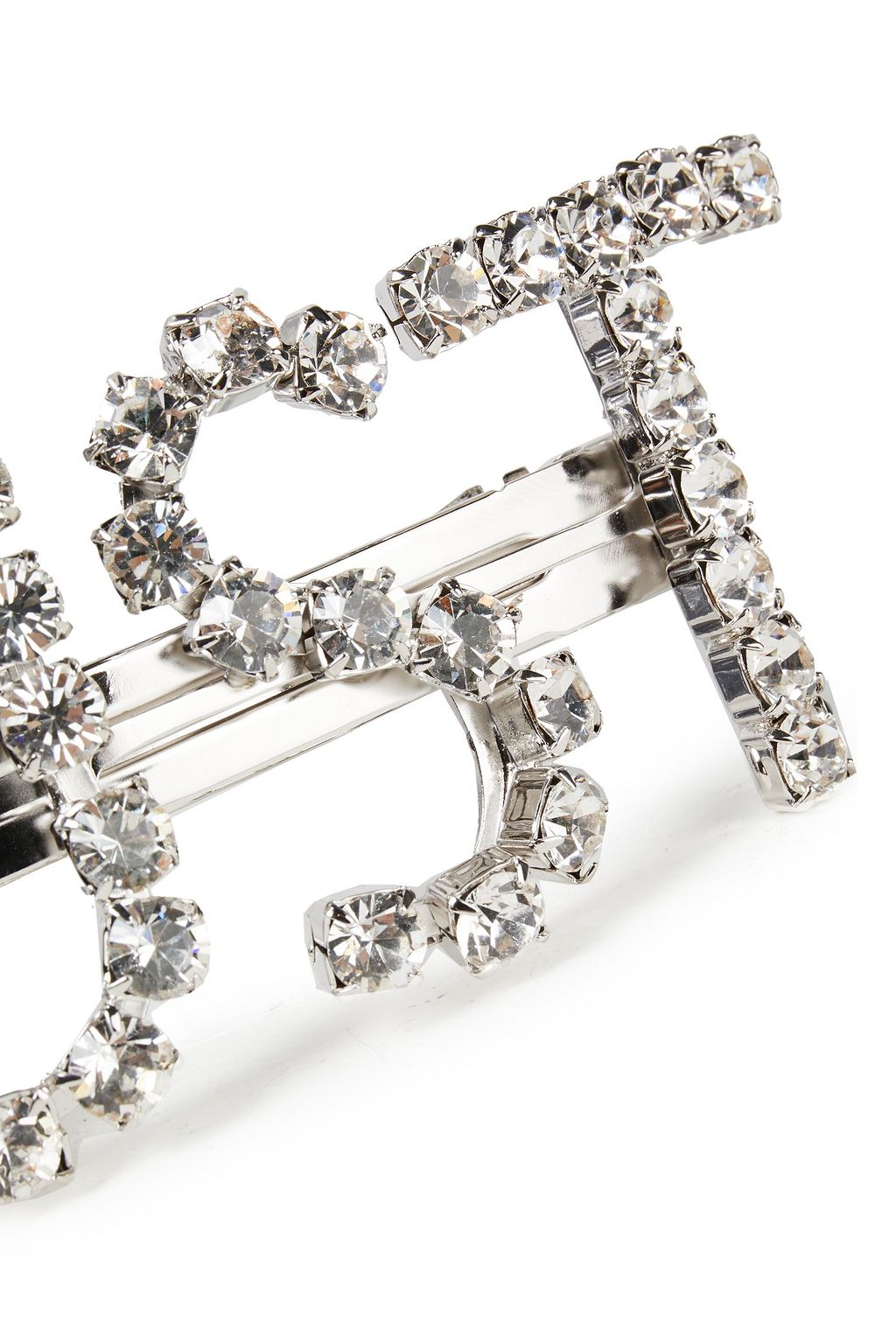 MM6 MAISON MARGIELA Silver-tone crystal hair slide
