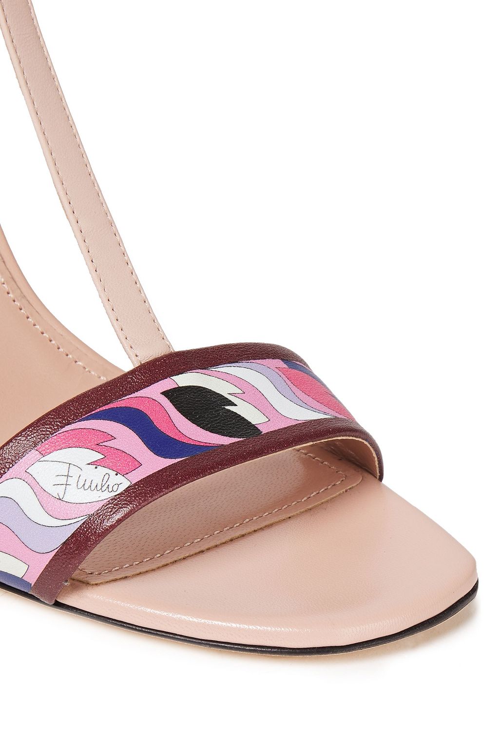 PUCCI Printed leather sandals