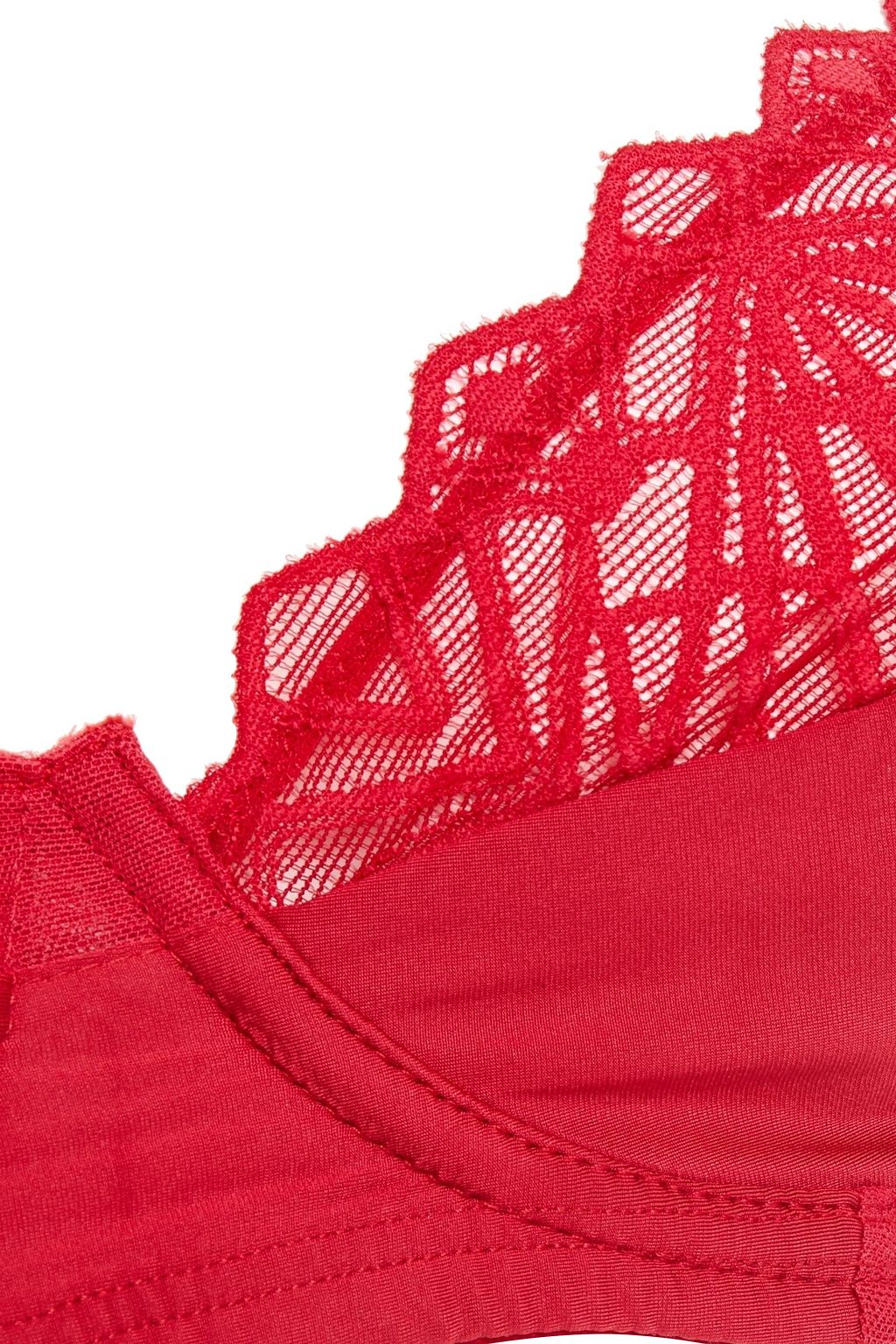 COSABELLA Kiera lace, jersey and stretch-mesh underwired bra